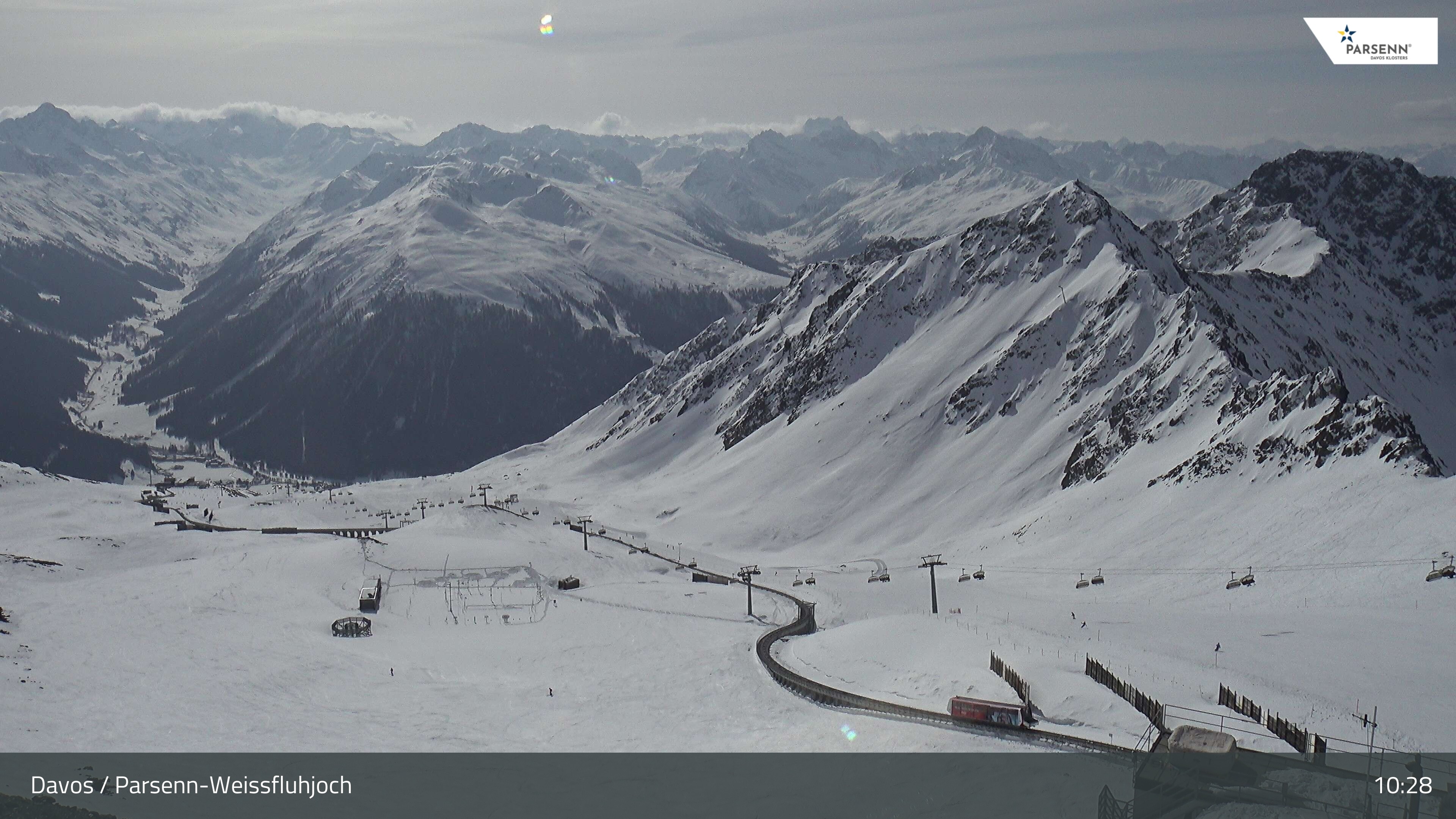 Archiv Foto Webcam Davos Klosters: Parsenn Weissfluhjoch