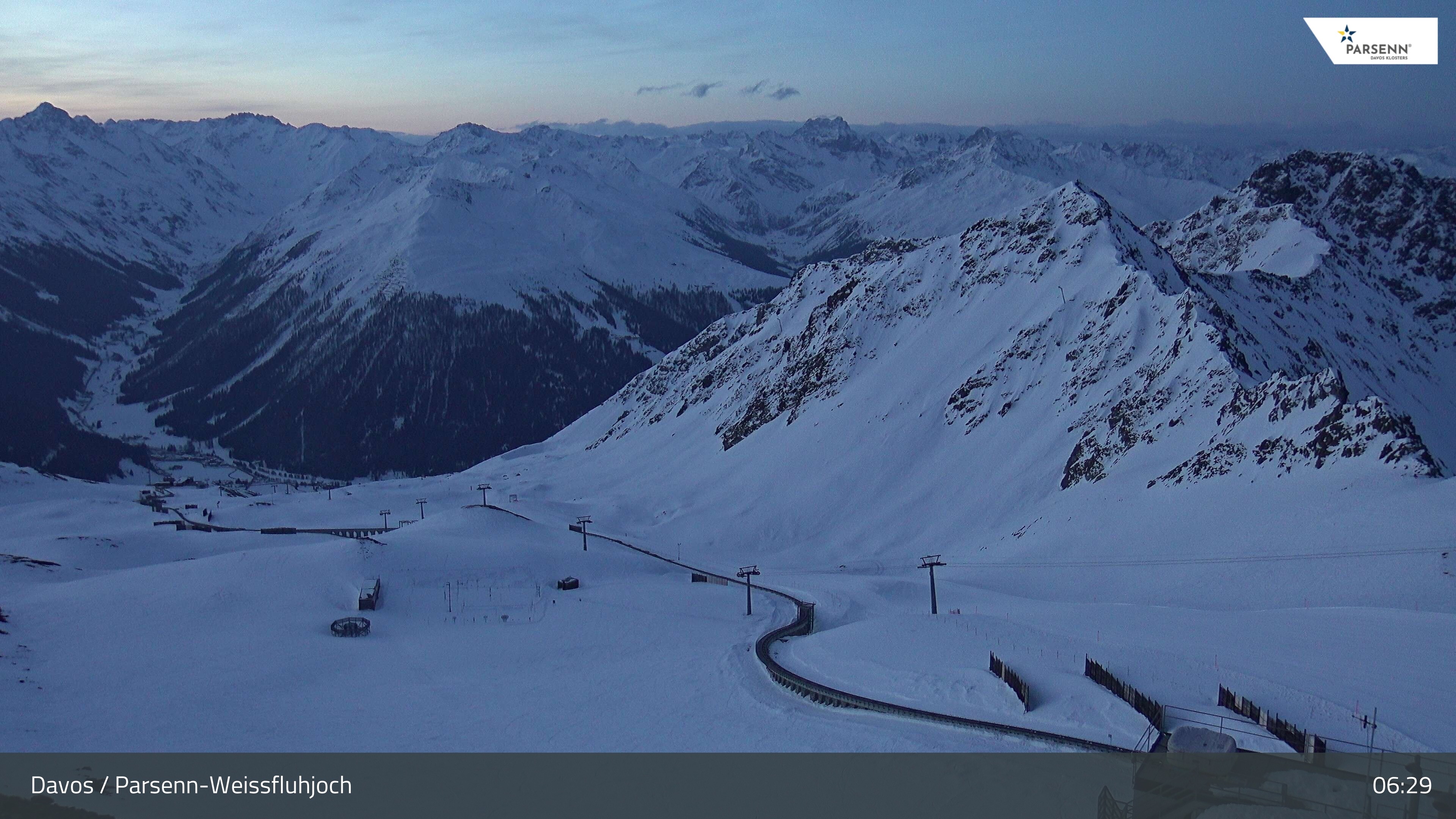 Archiv Foto Webcam Davos Klosters: Parsenn Weissfluhjoch