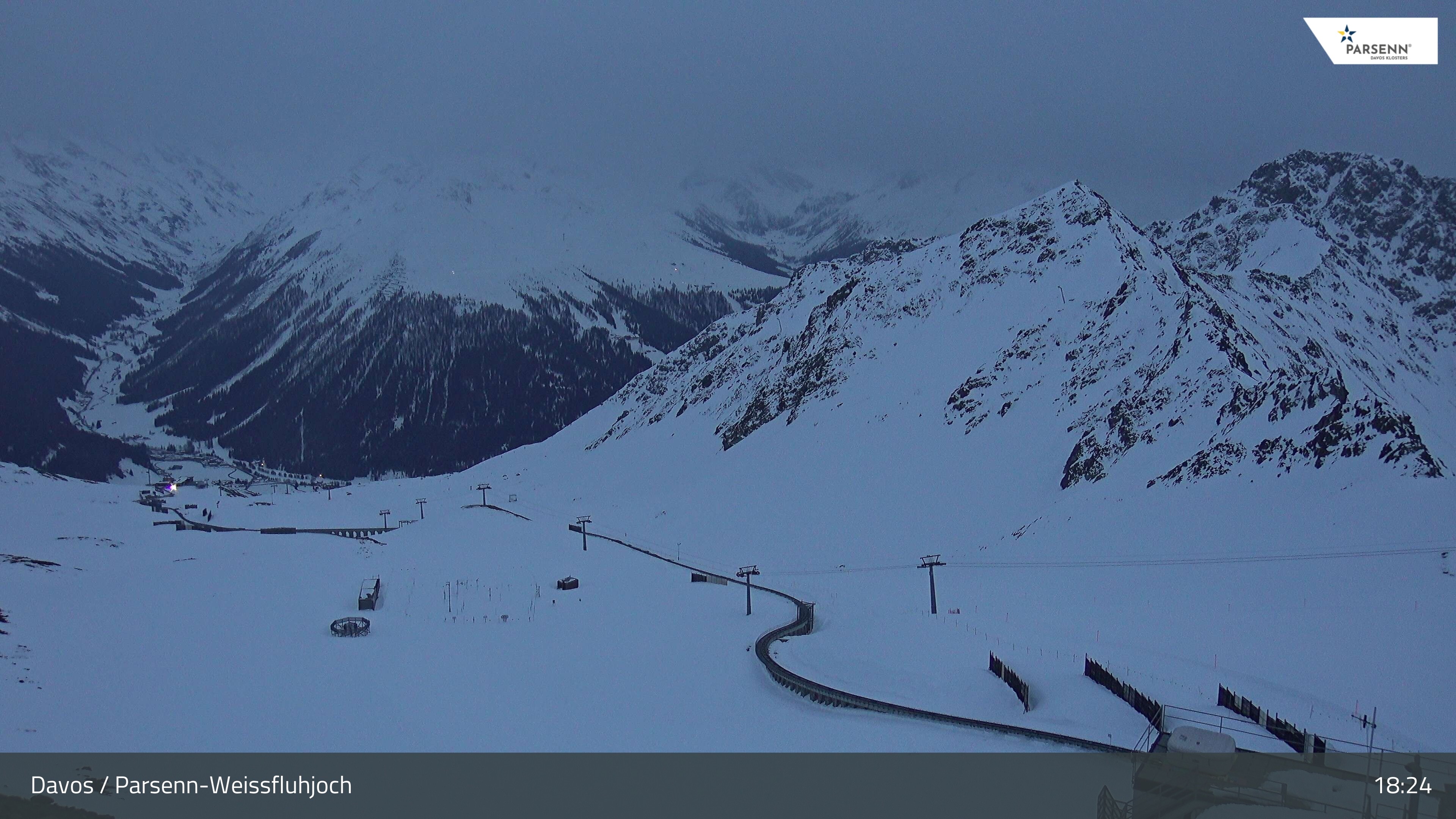 Archiv Foto Webcam Davos Klosters: Parsenn Weissfluhjoch