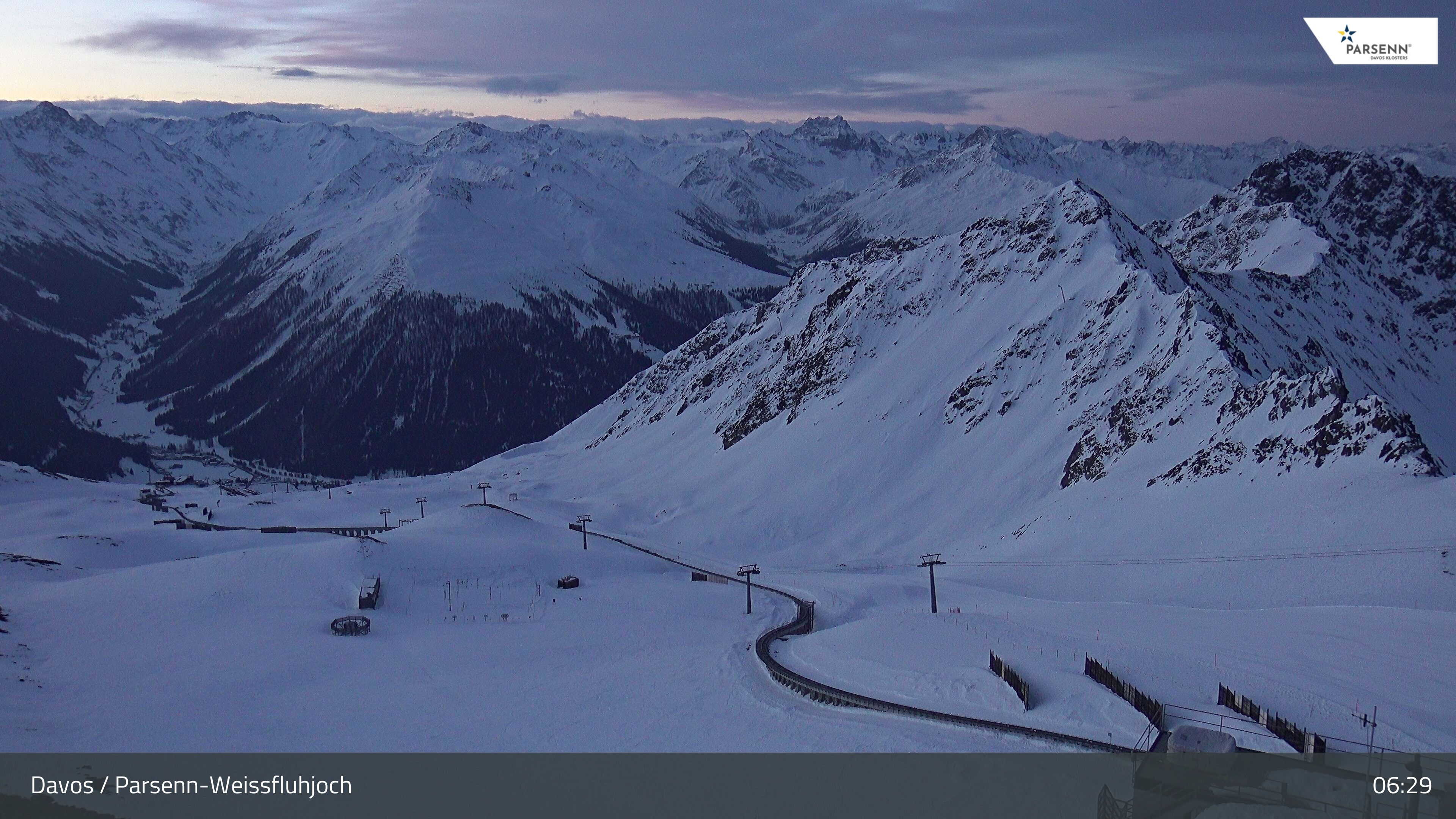 Archiv Foto Webcam Davos Klosters: Parsenn Weissfluhjoch