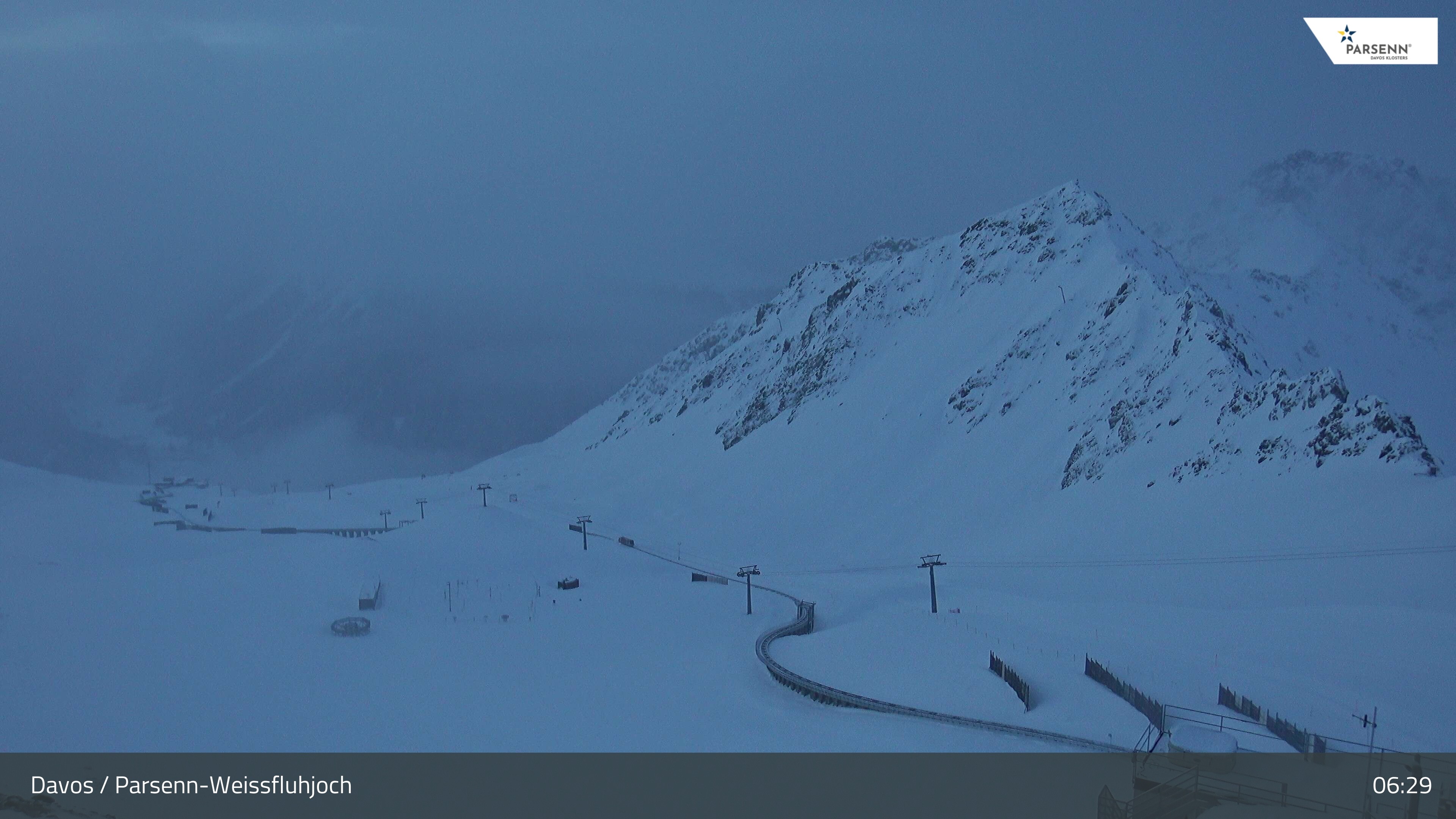 Archived image Webcam Parsenn: Blickrichtung Dorftäli