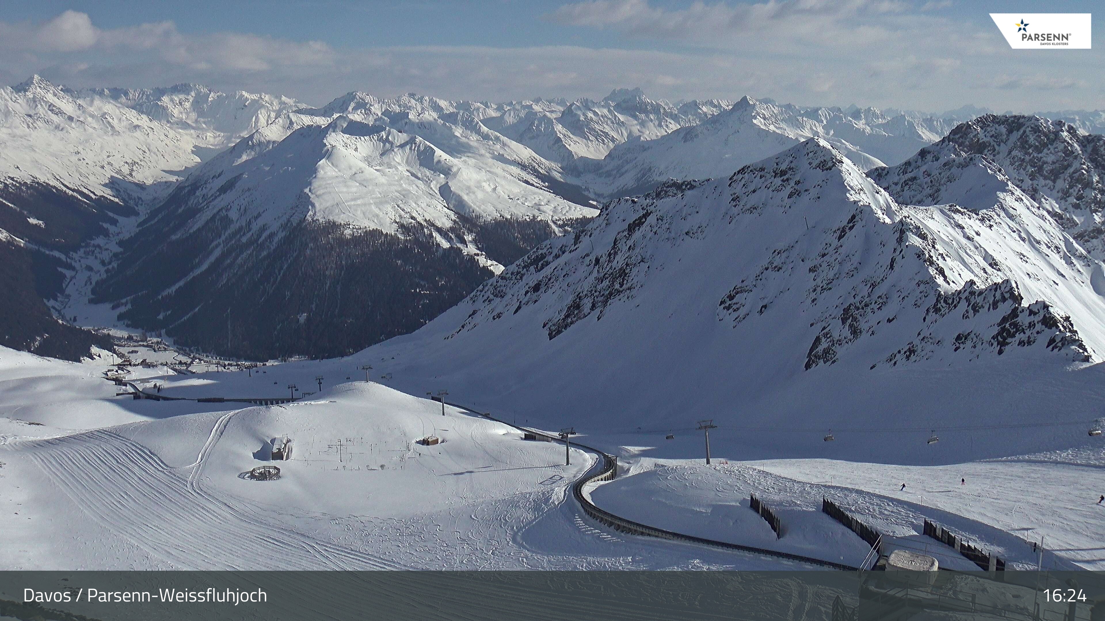 Archiv Foto Webcam Davos Klosters: Parsenn Weissfluhjoch