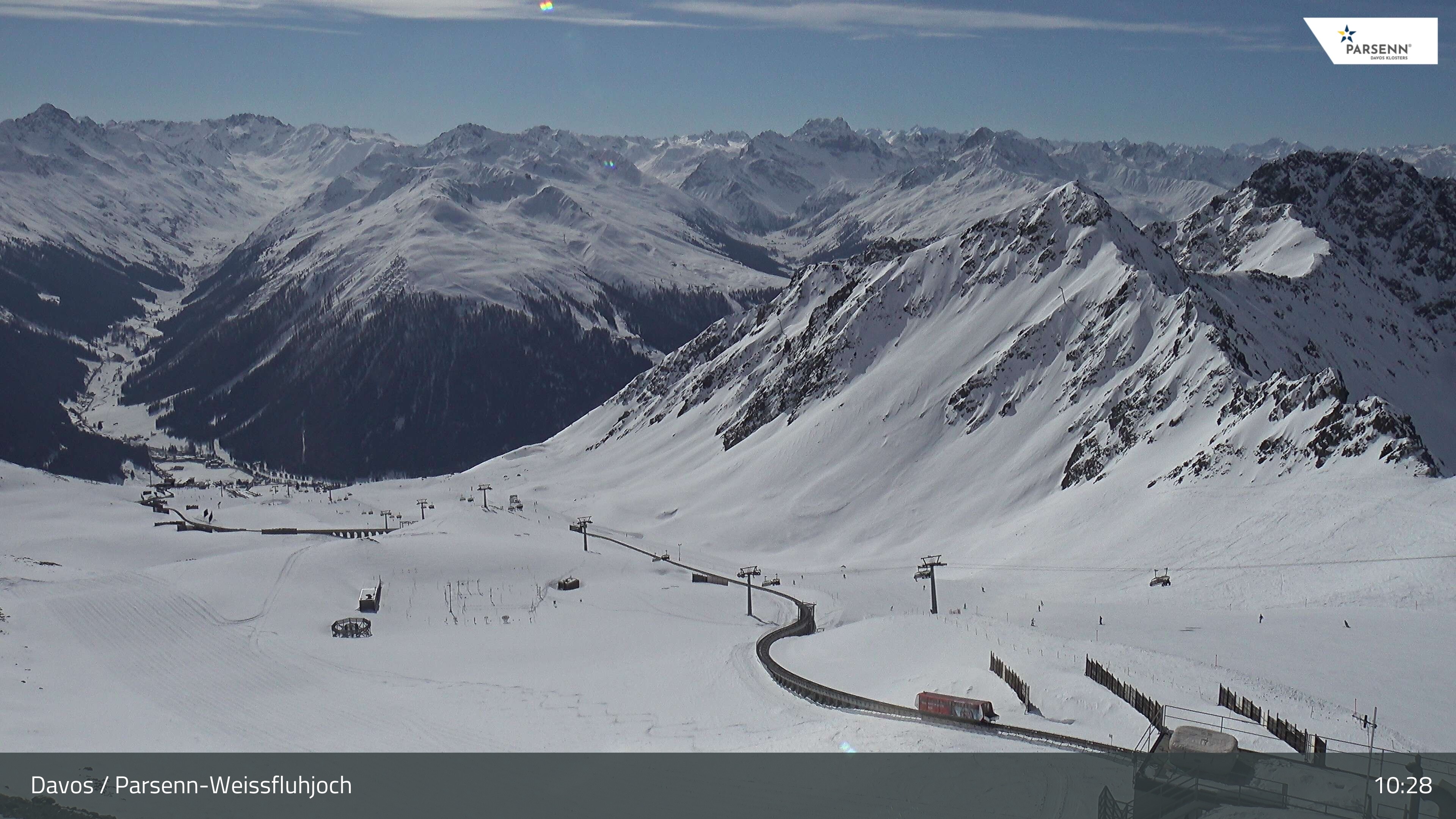 Archiv Foto Webcam Davos Klosters: Parsenn Weissfluhjoch