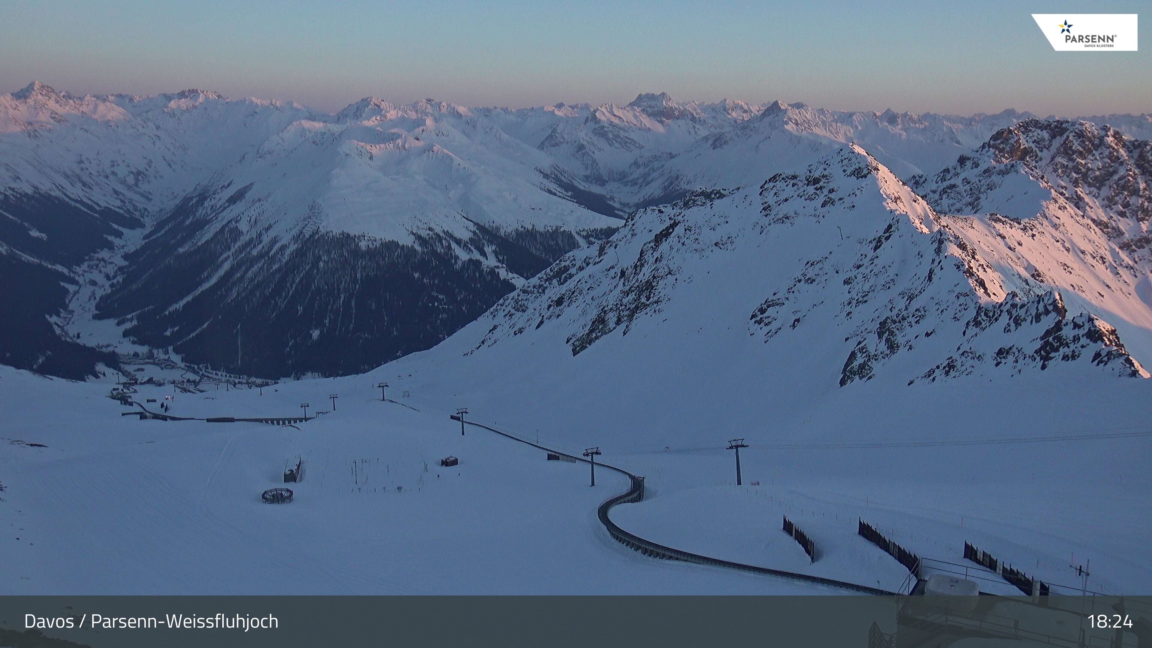 Archiv Foto Webcam Davos Klosters: Parsenn Weissfluhjoch
