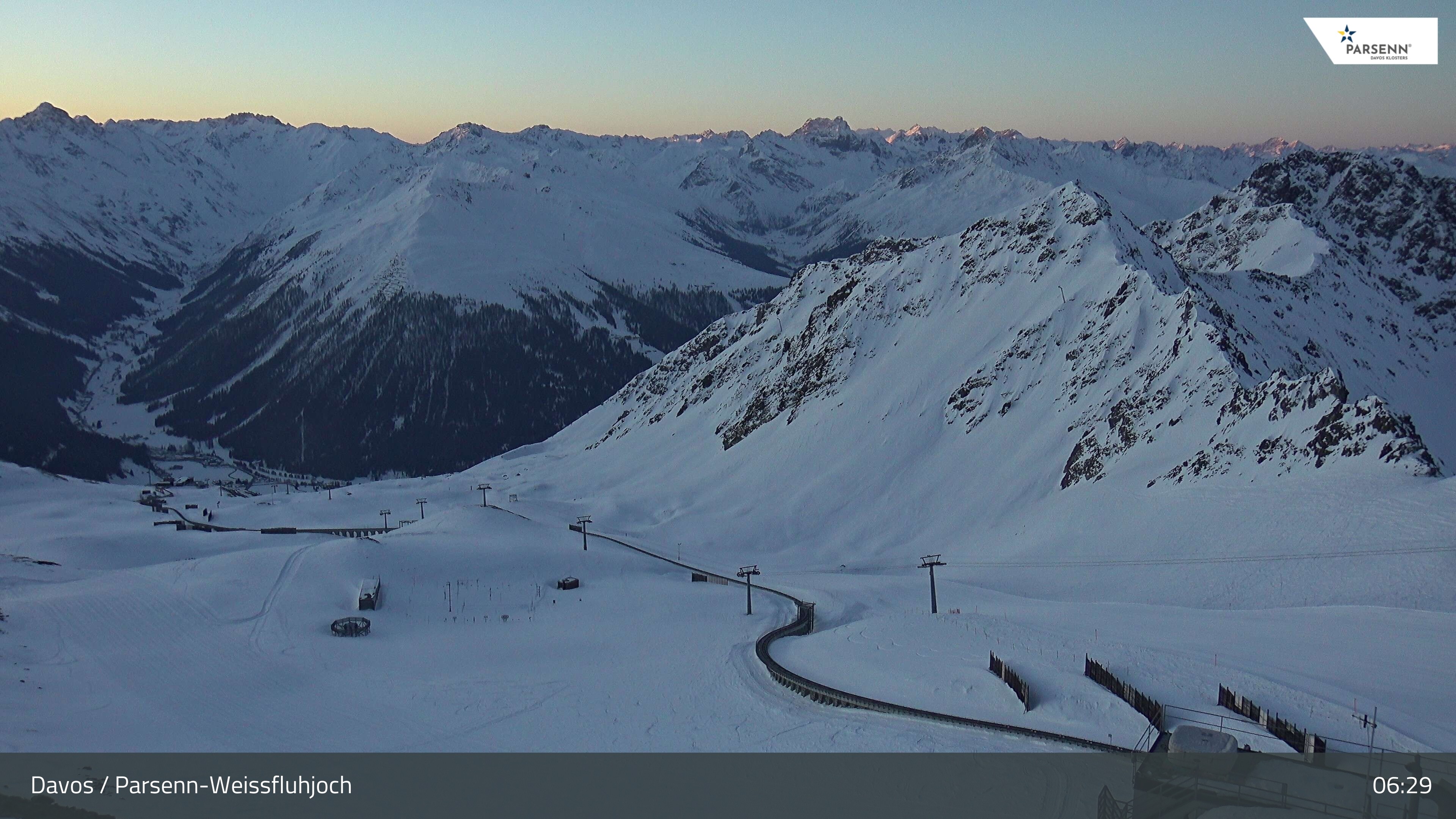 Archiv Foto Webcam Davos Klosters: Parsenn Weissfluhjoch