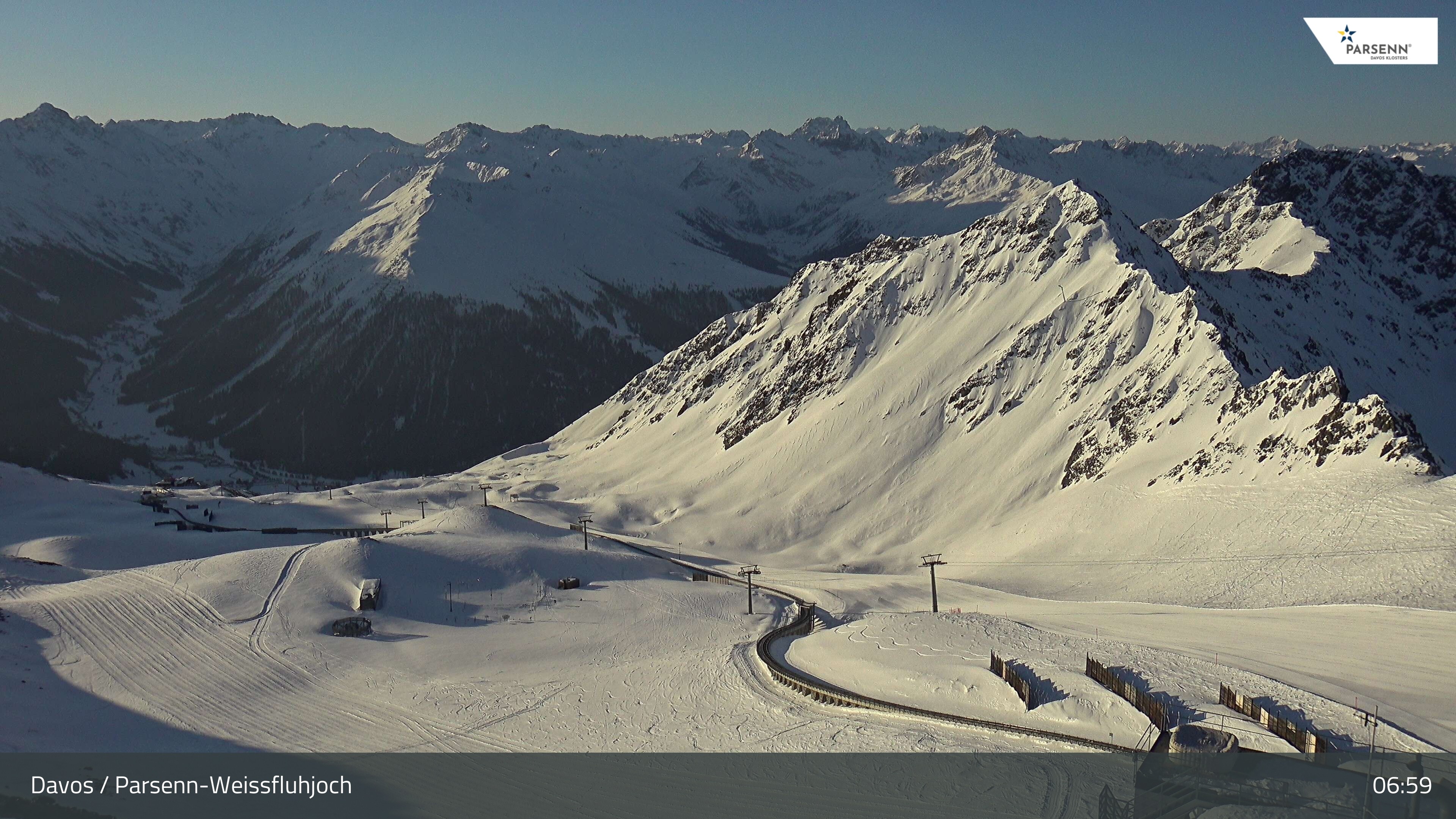 Archiv Foto Webcam Davos Klosters: Parsenn Weissfluhjoch