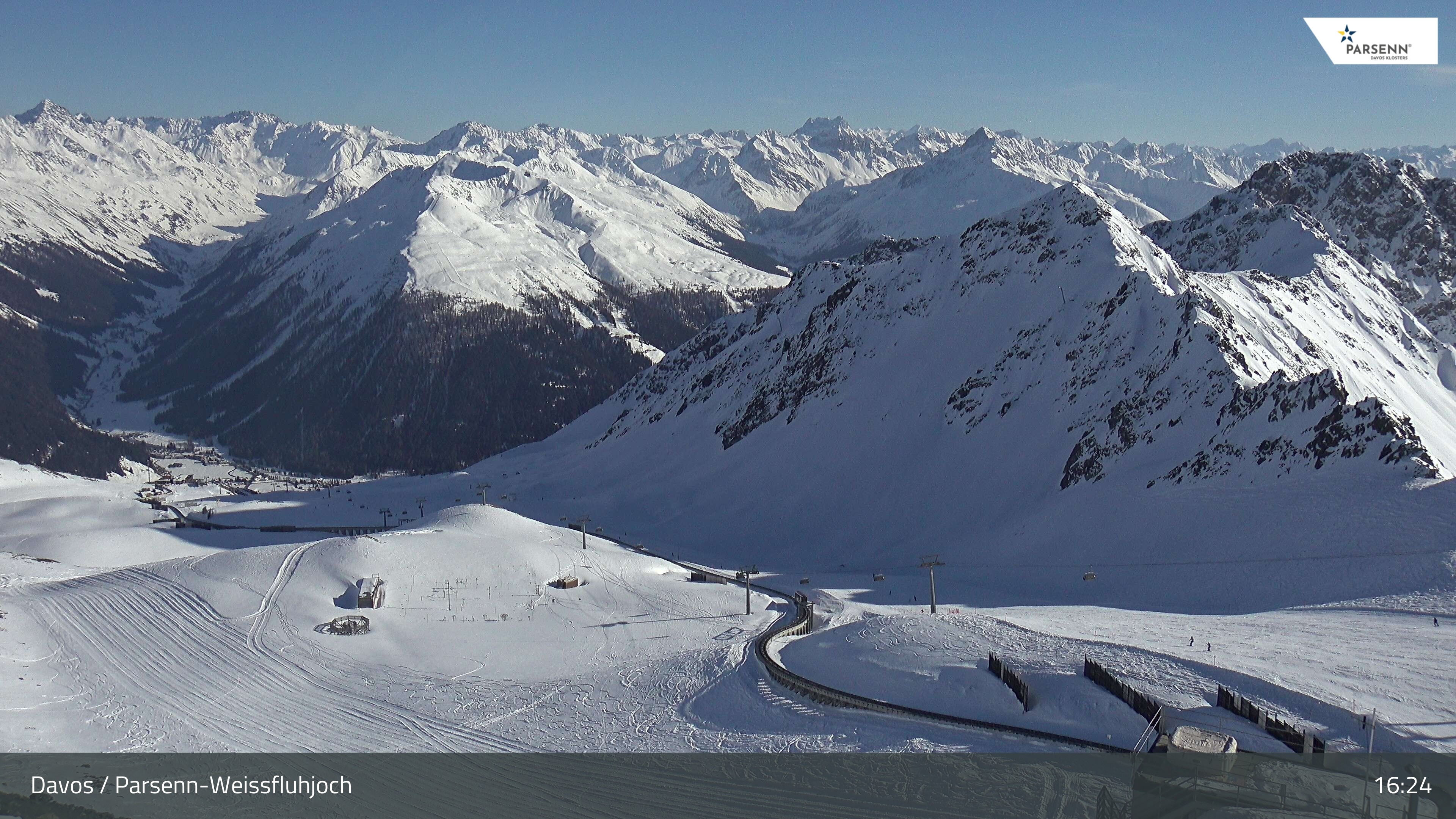 Archiv Foto Webcam Davos Klosters: Parsenn Weissfluhjoch
