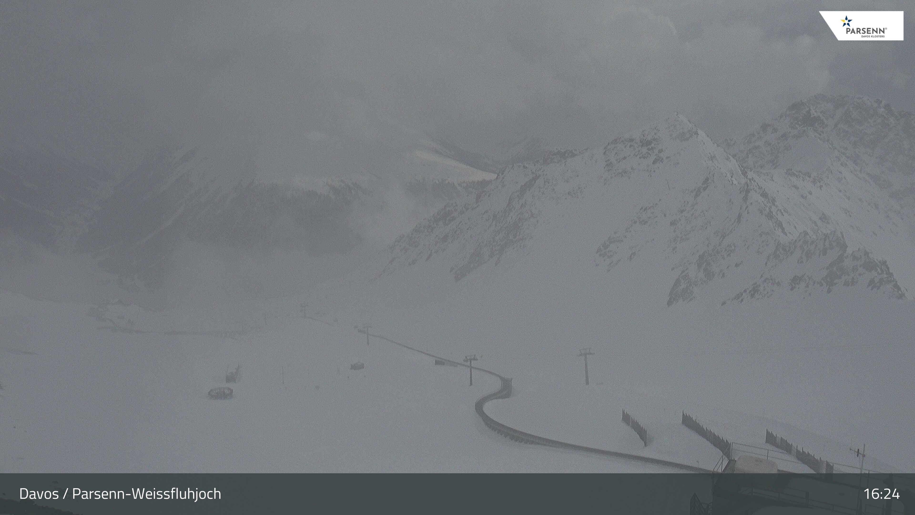 Archived image Webcam Parsenn: Blickrichtung Dorftäli