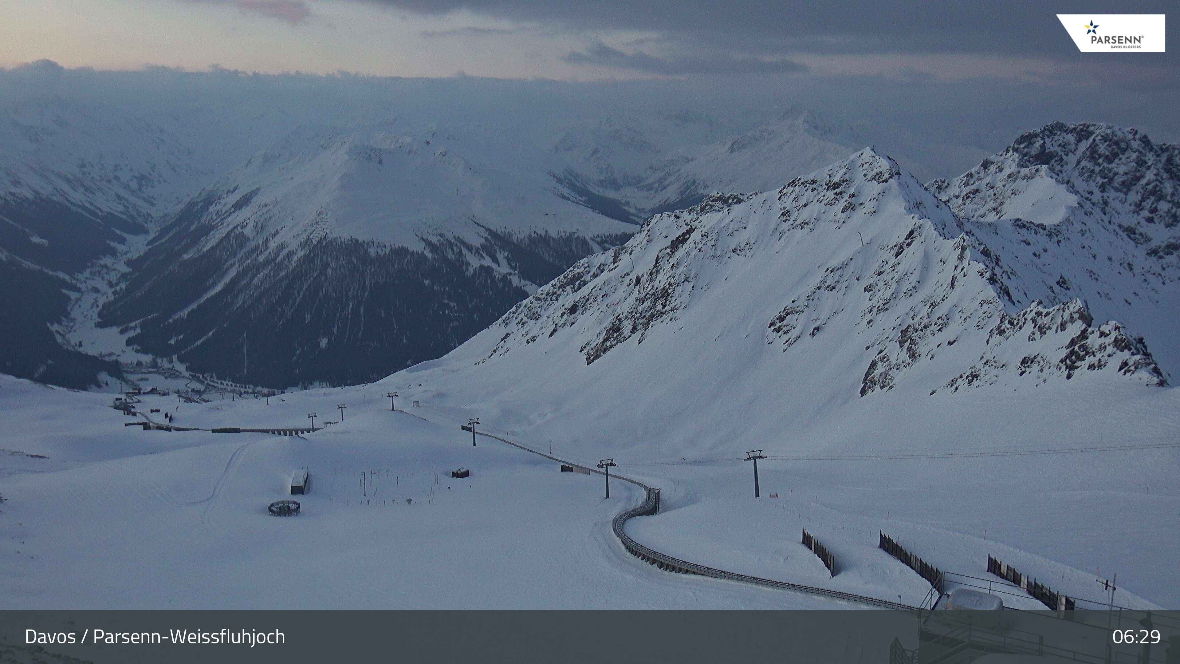 Archiv Foto Webcam Davos Klosters: Parsenn Weissfluhjoch