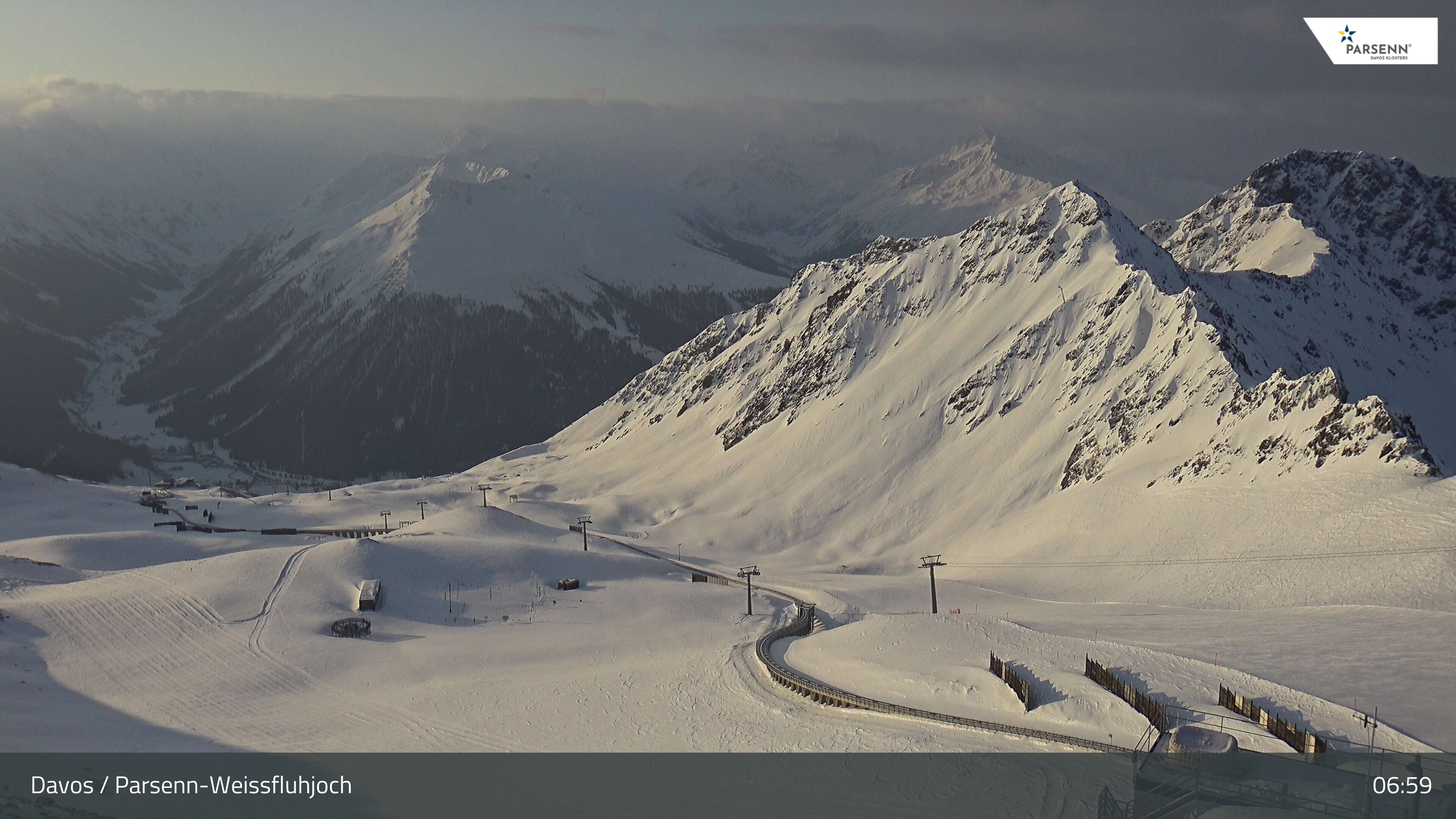 Archiv Foto Webcam Davos Klosters: Parsenn Weissfluhjoch