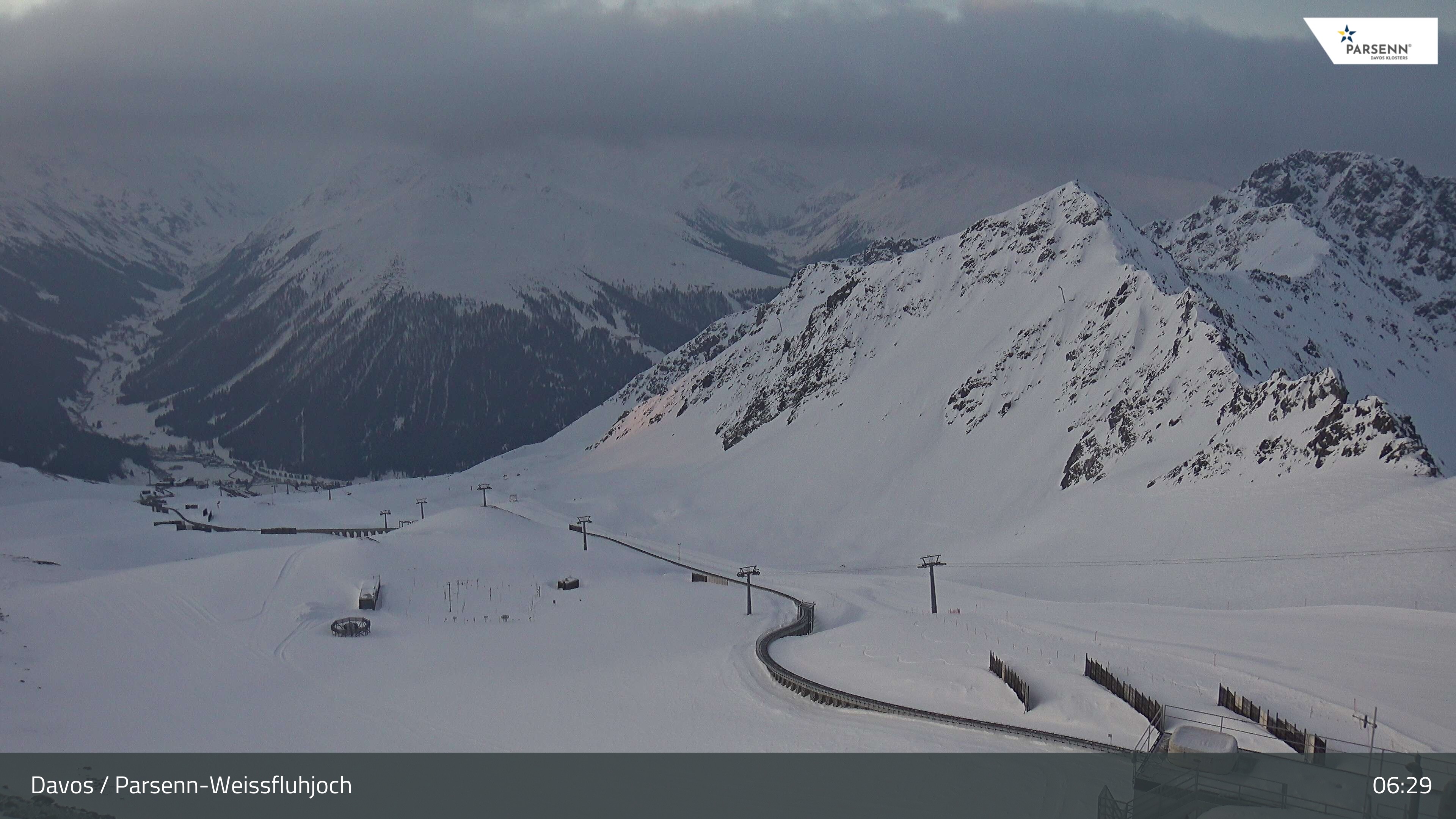 Archiv Foto Webcam Davos Klosters: Parsenn Weissfluhjoch