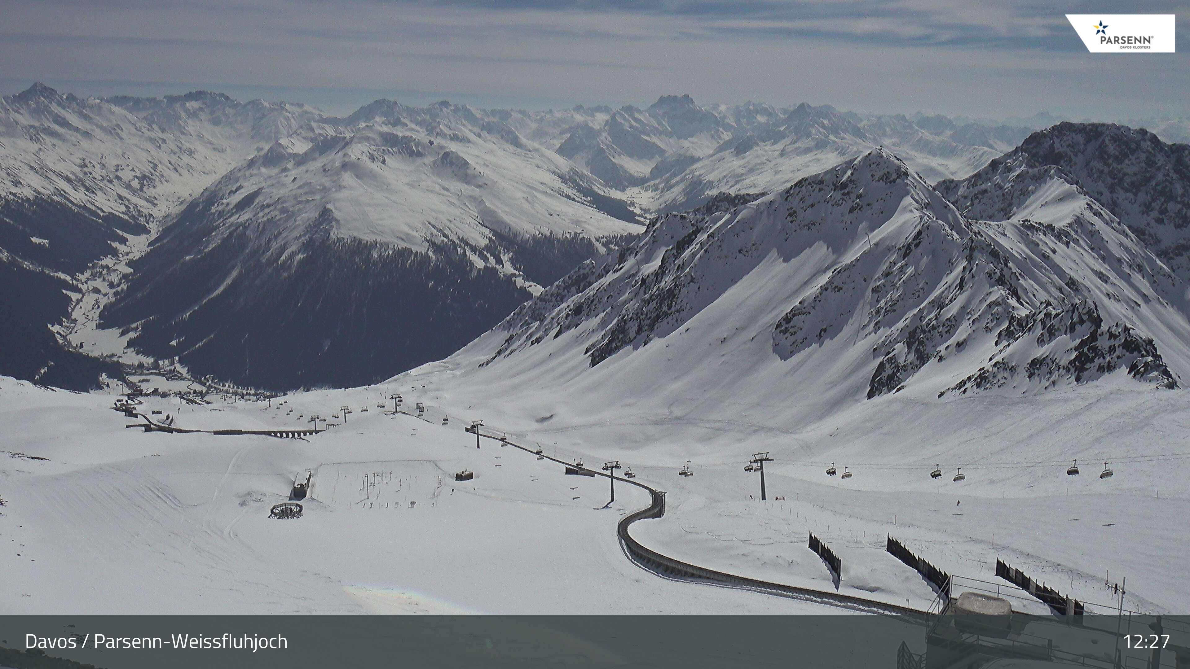 Archiv Foto Webcam Davos Klosters: Parsenn Weissfluhjoch
