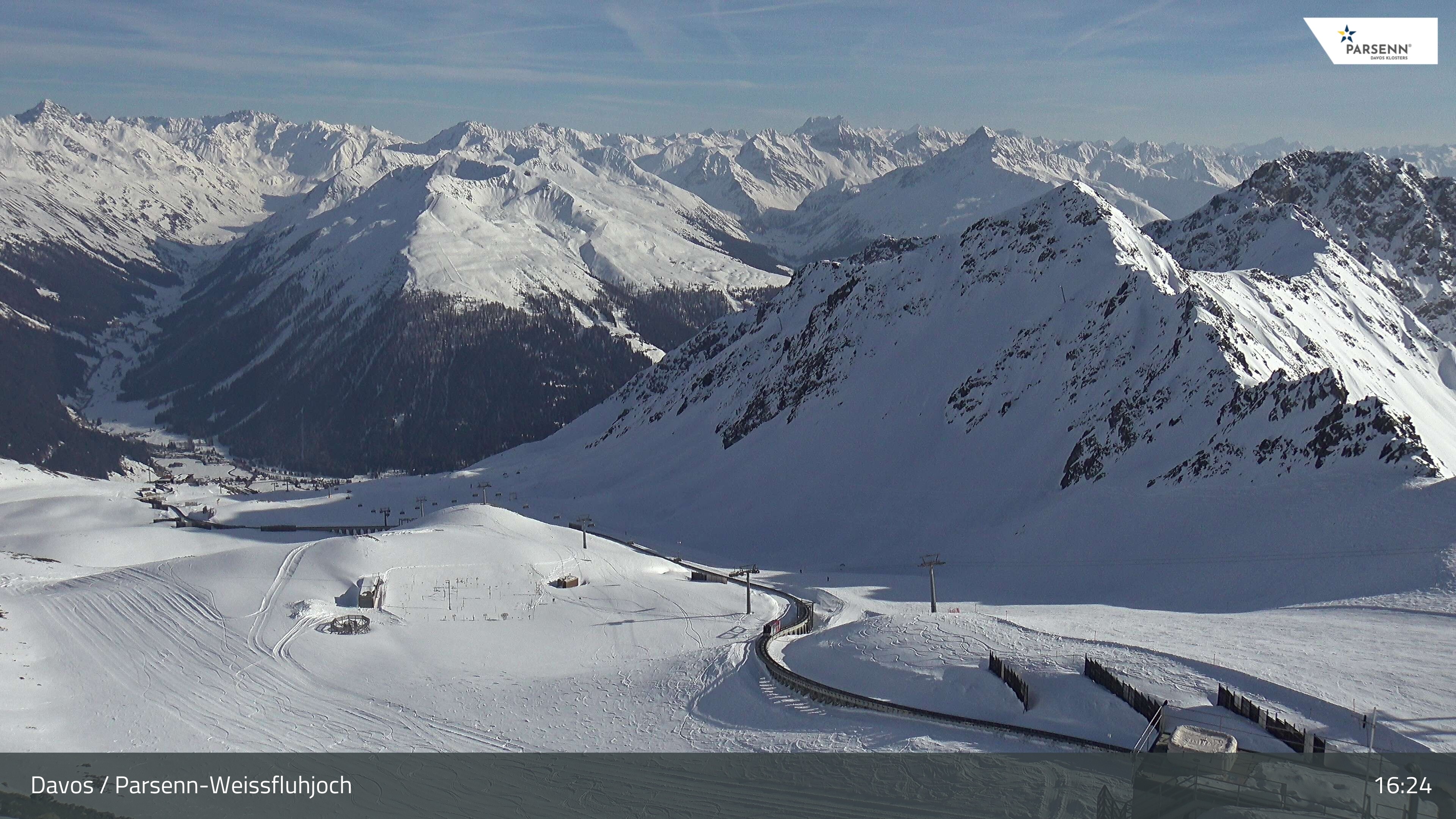 Archiv Foto Webcam Davos Klosters: Parsenn Weissfluhjoch