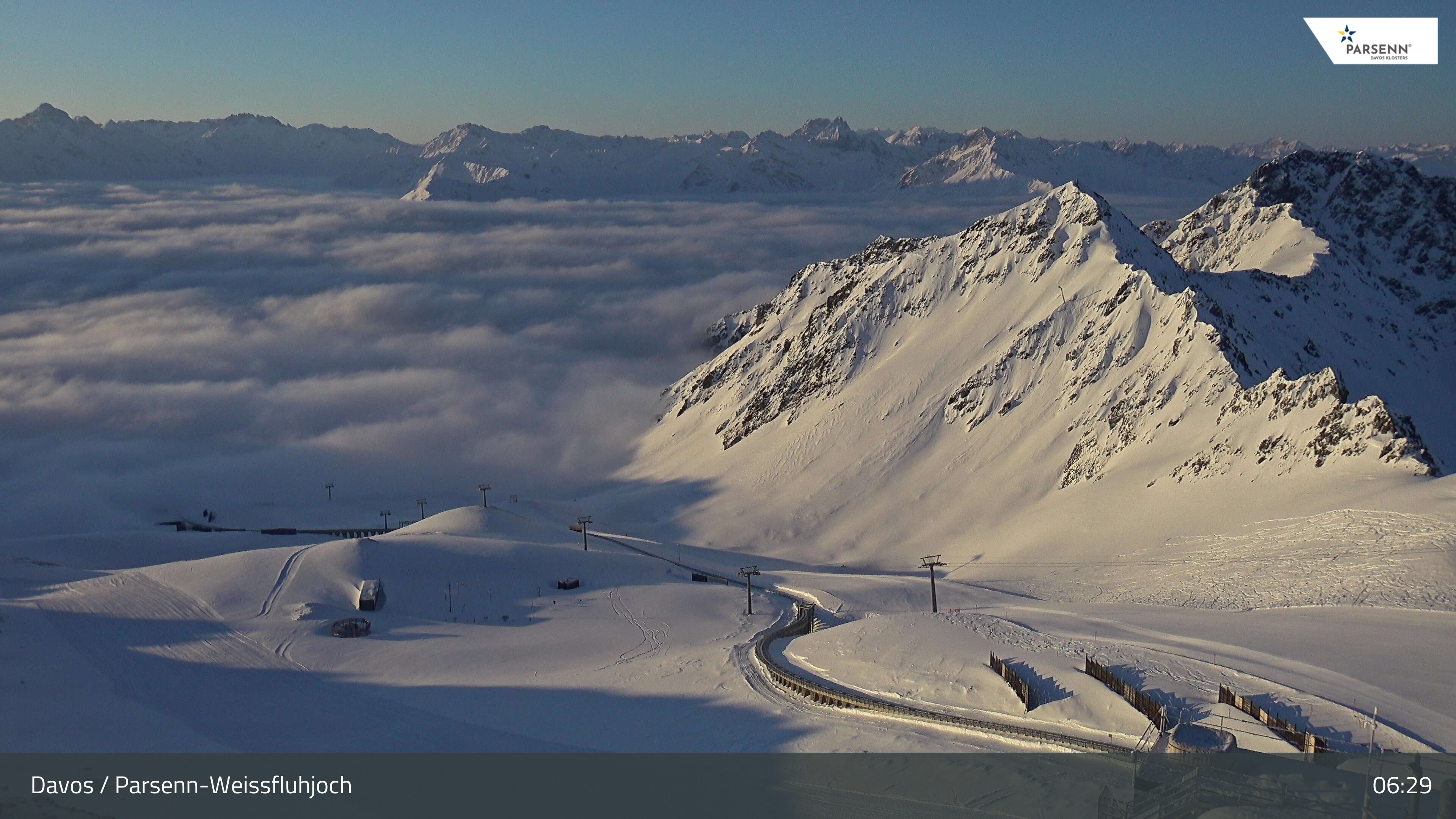 Archiv Foto Webcam Davos Klosters: Parsenn Weissfluhjoch