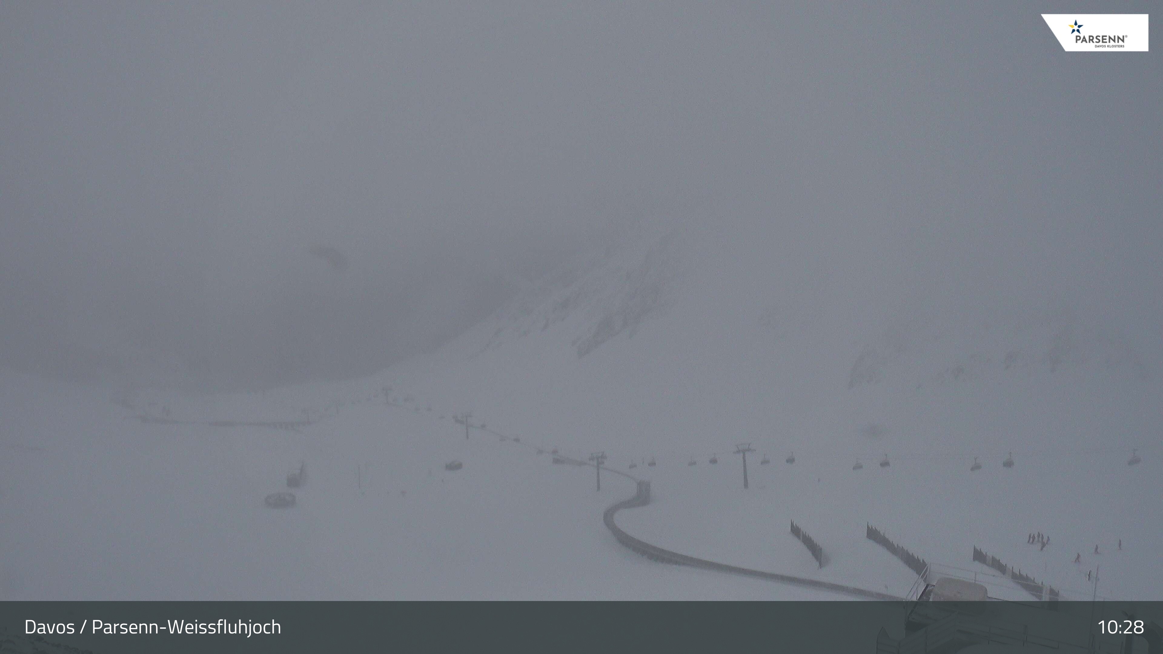 Archiv Foto Webcam Davos Klosters: Parsenn Weissfluhjoch