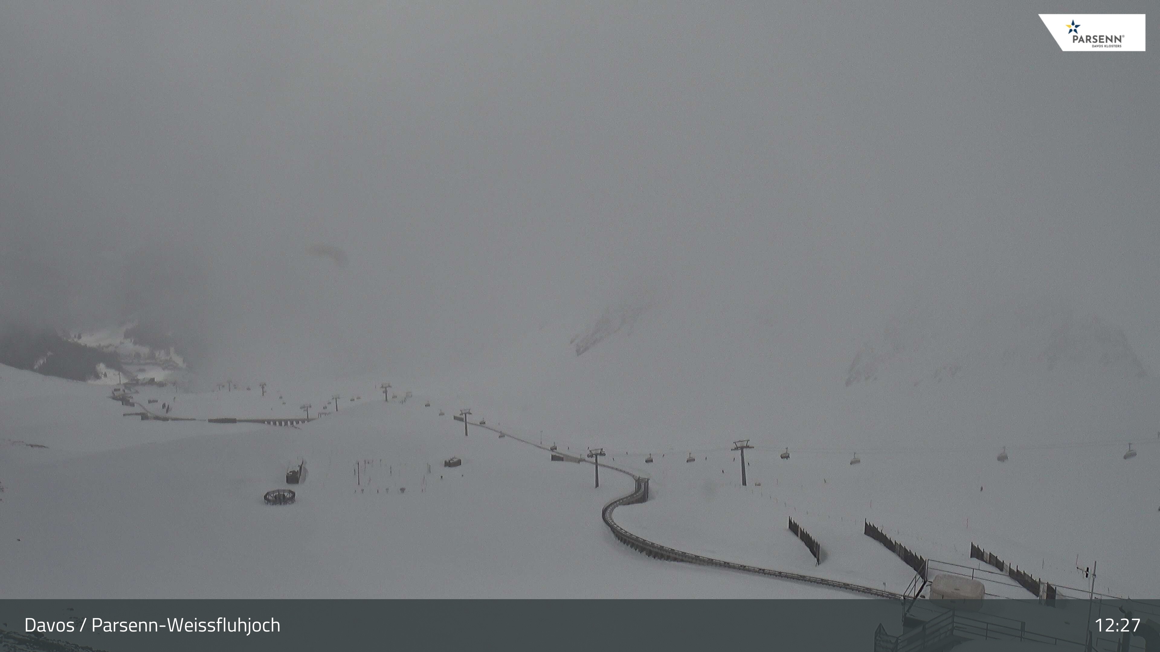 Archiv Foto Webcam Davos Klosters: Parsenn Weissfluhjoch