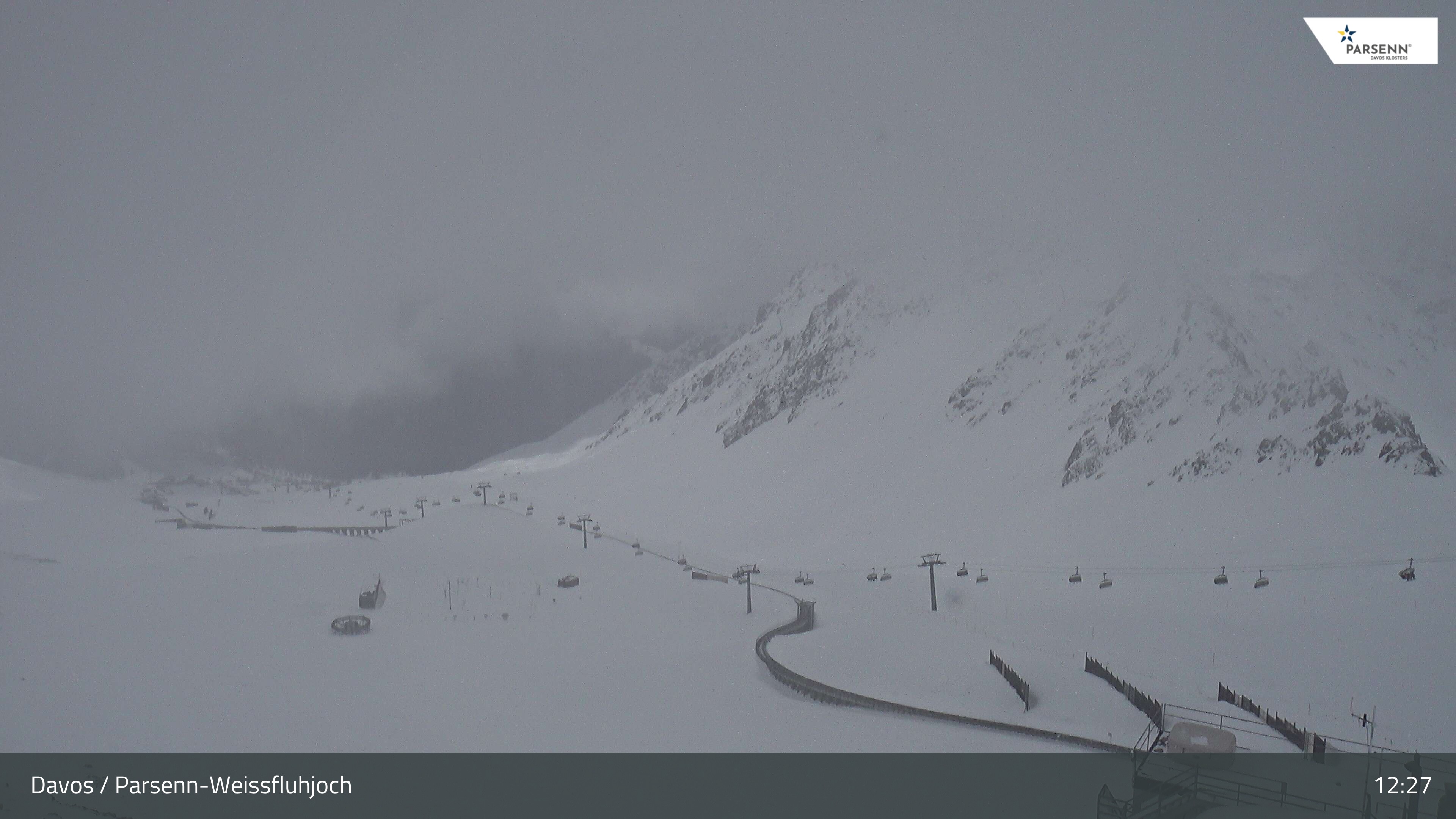 Archiv Foto Webcam Davos Klosters: Parsenn Weissfluhjoch