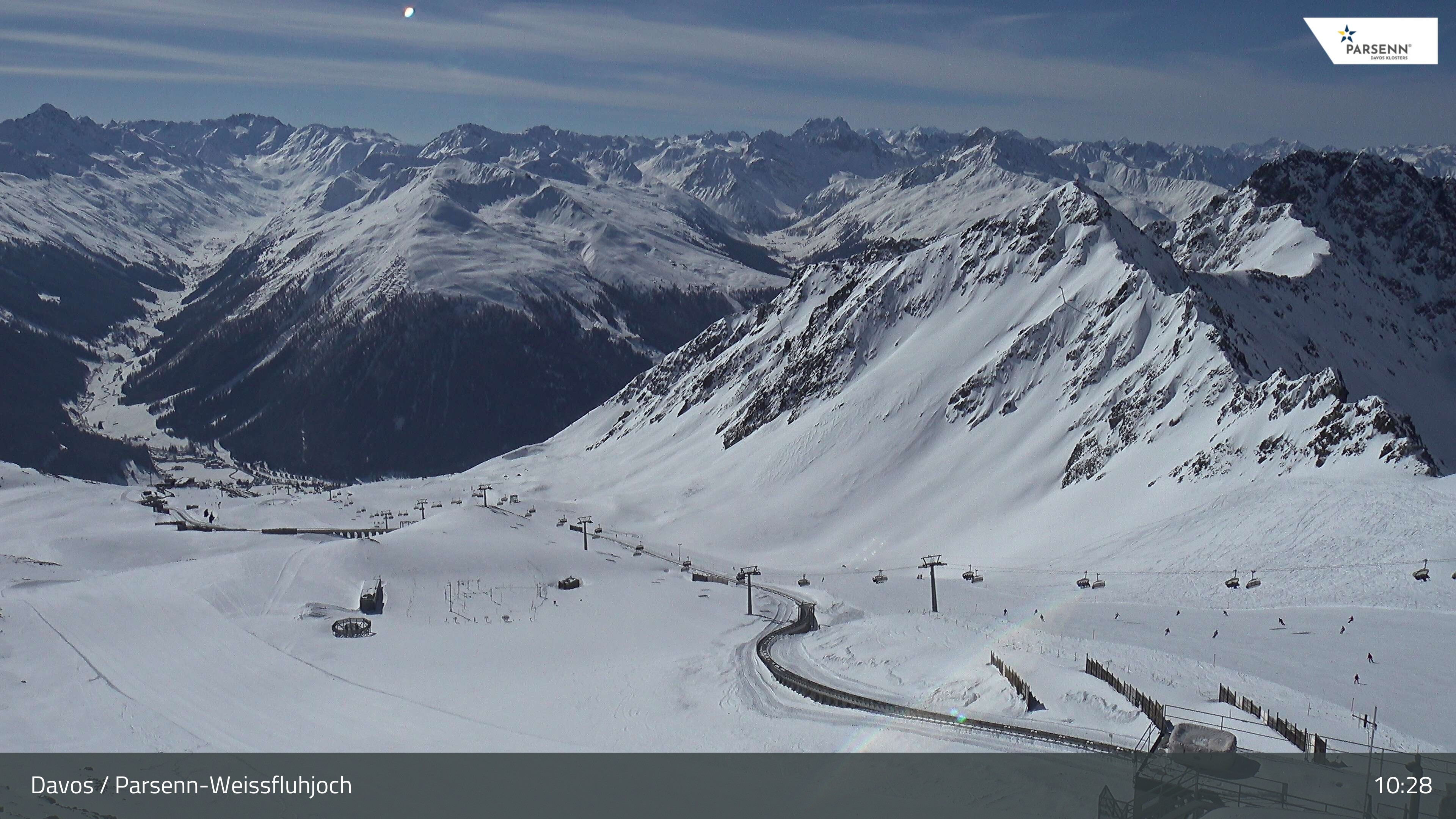 Archived image Webcam Parsenn: Blickrichtung Dorftäli