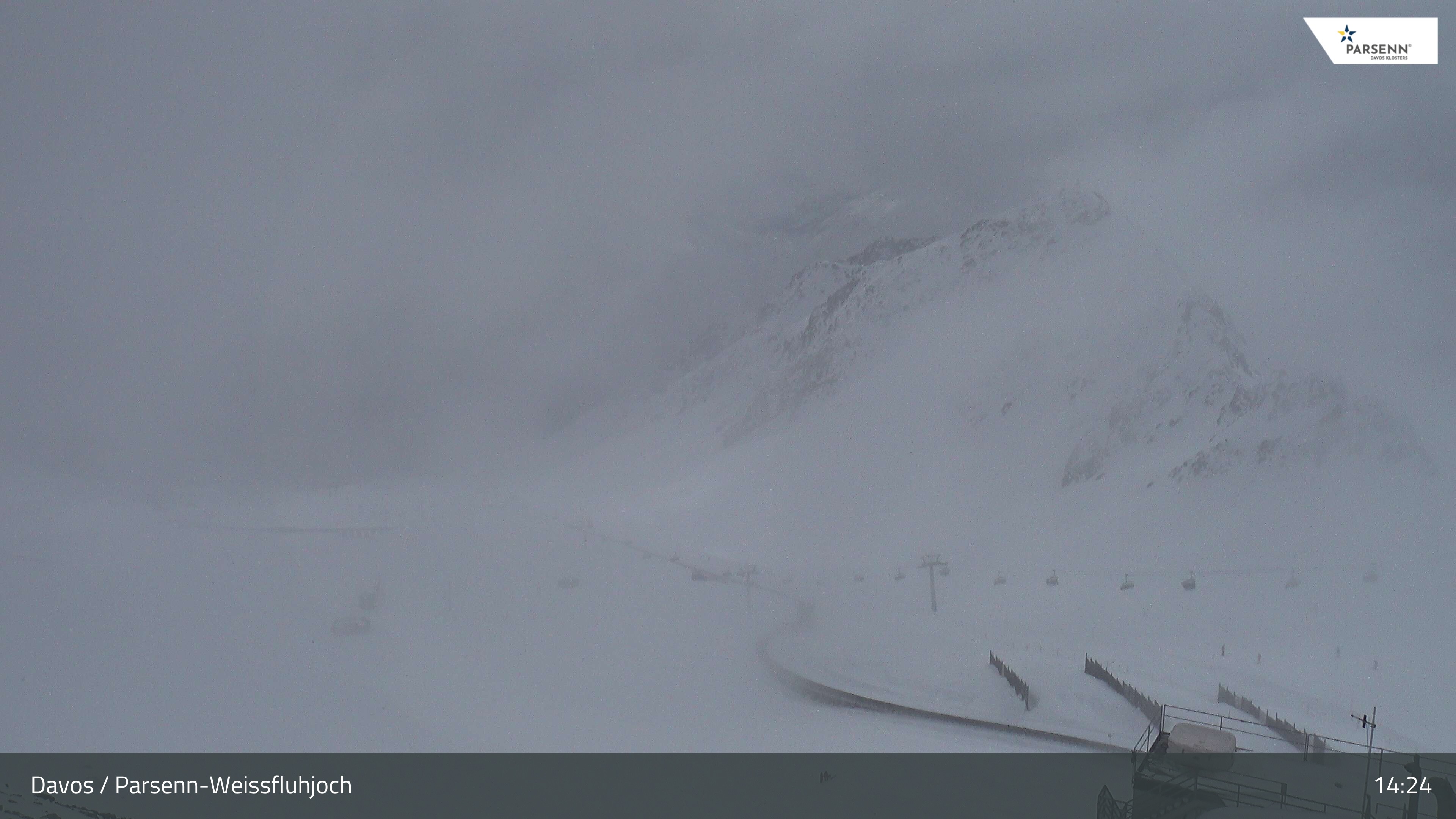 Archived image Webcam Parsenn: Blickrichtung Dorftäli