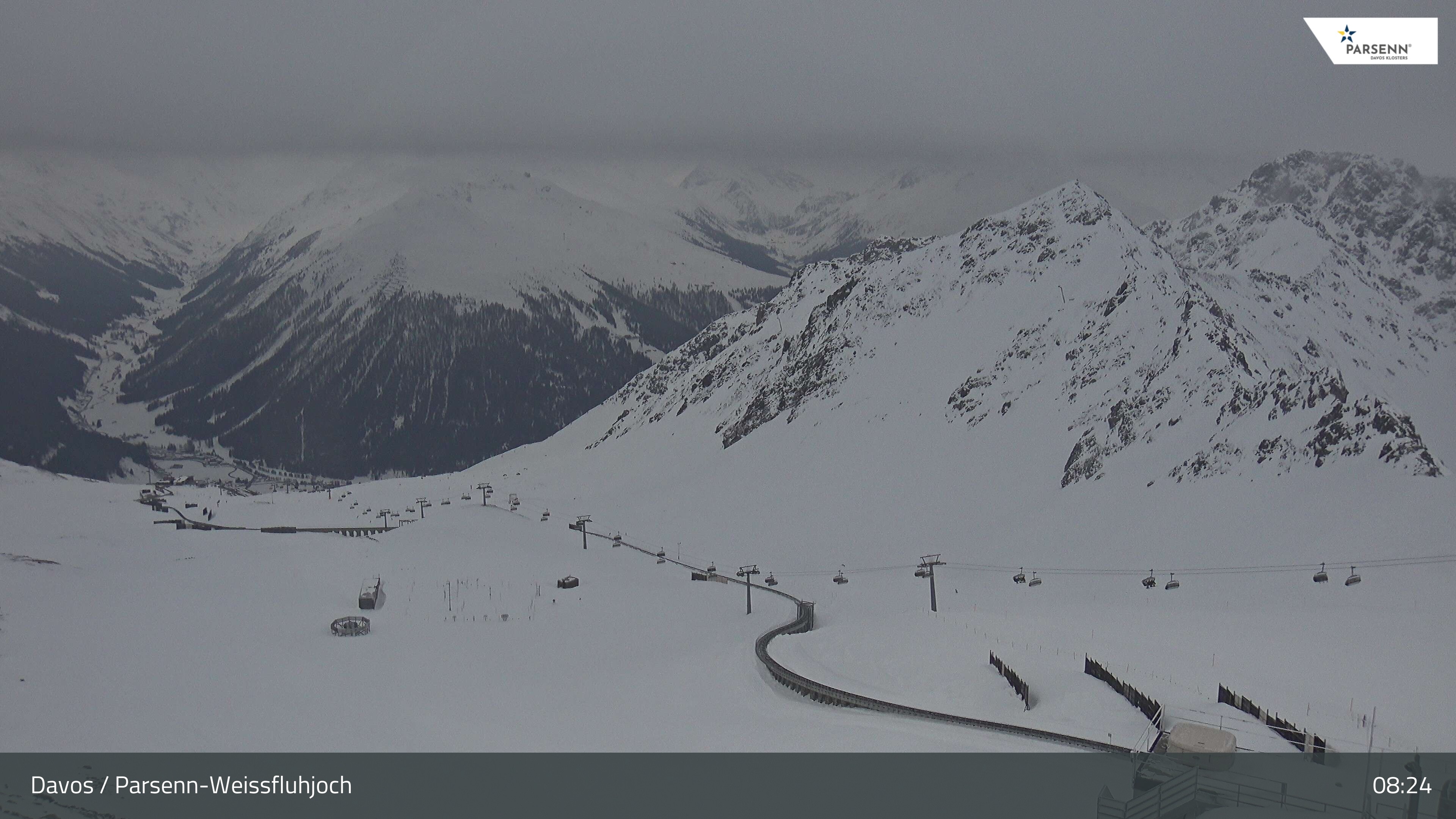 Archiv Foto Webcam Davos Klosters: Parsenn Weissfluhjoch