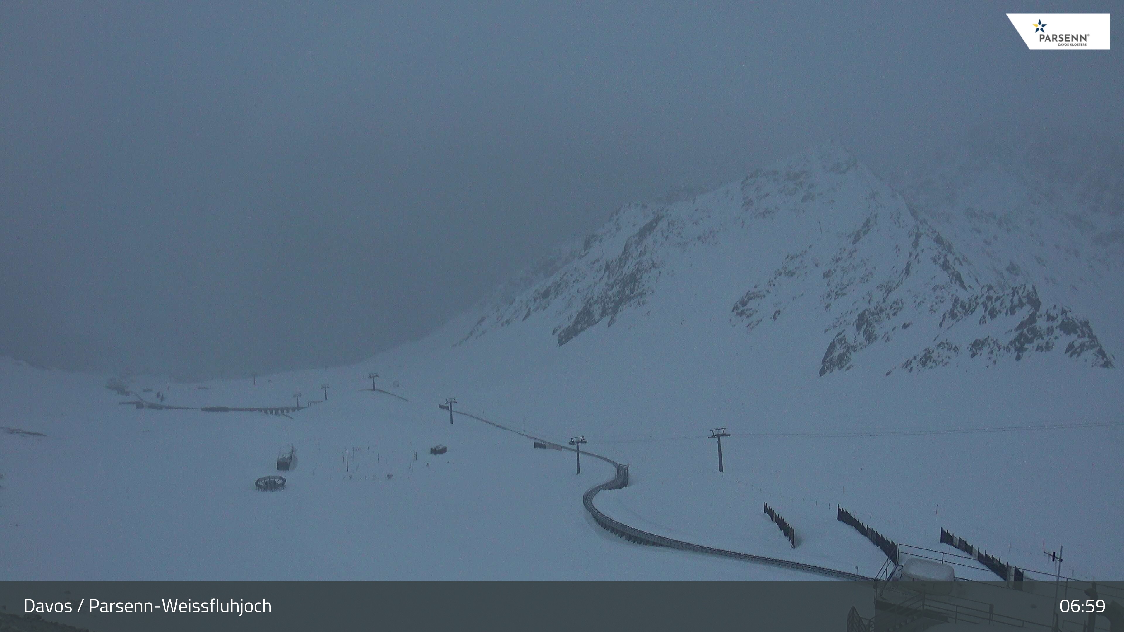 Archived image Webcam Parsenn: Blickrichtung Dorftäli