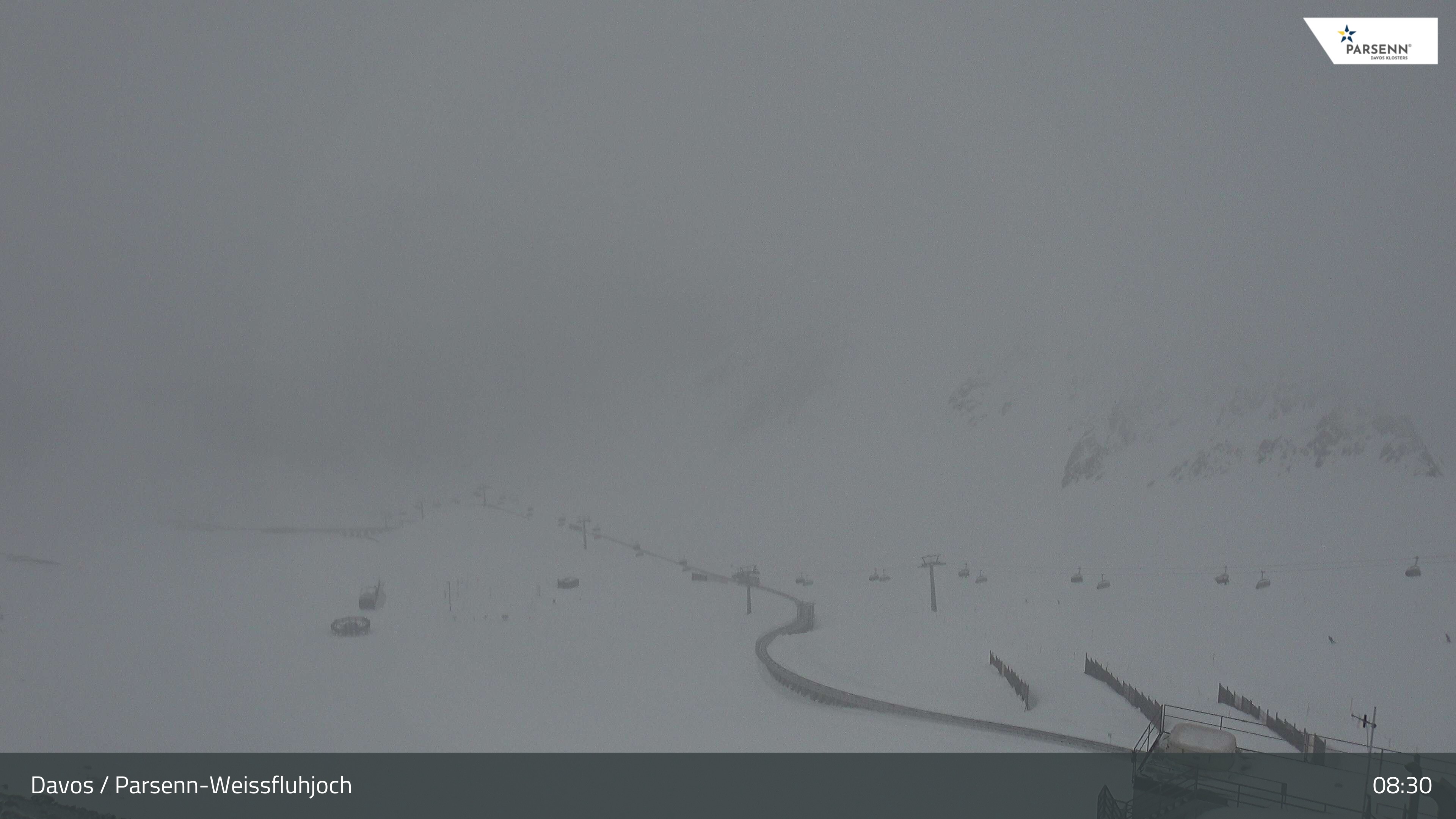 Archived image Webcam Parsenn: Blickrichtung Dorftäli