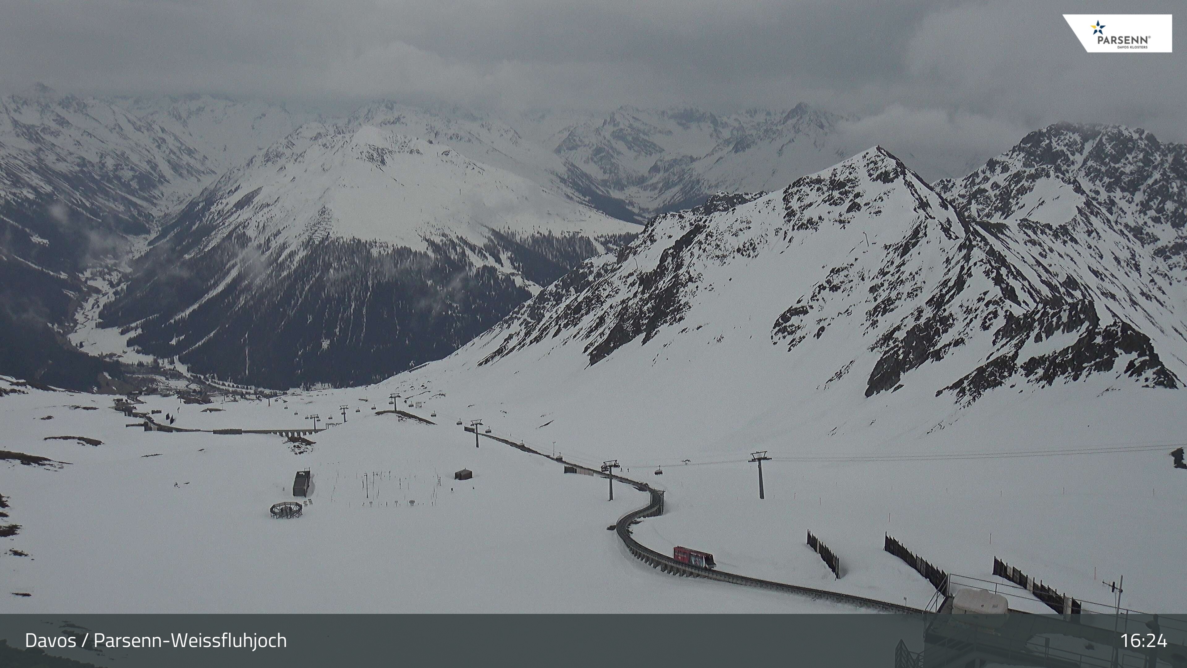 Archived image Webcam Parsenn: Blickrichtung Dorftäli