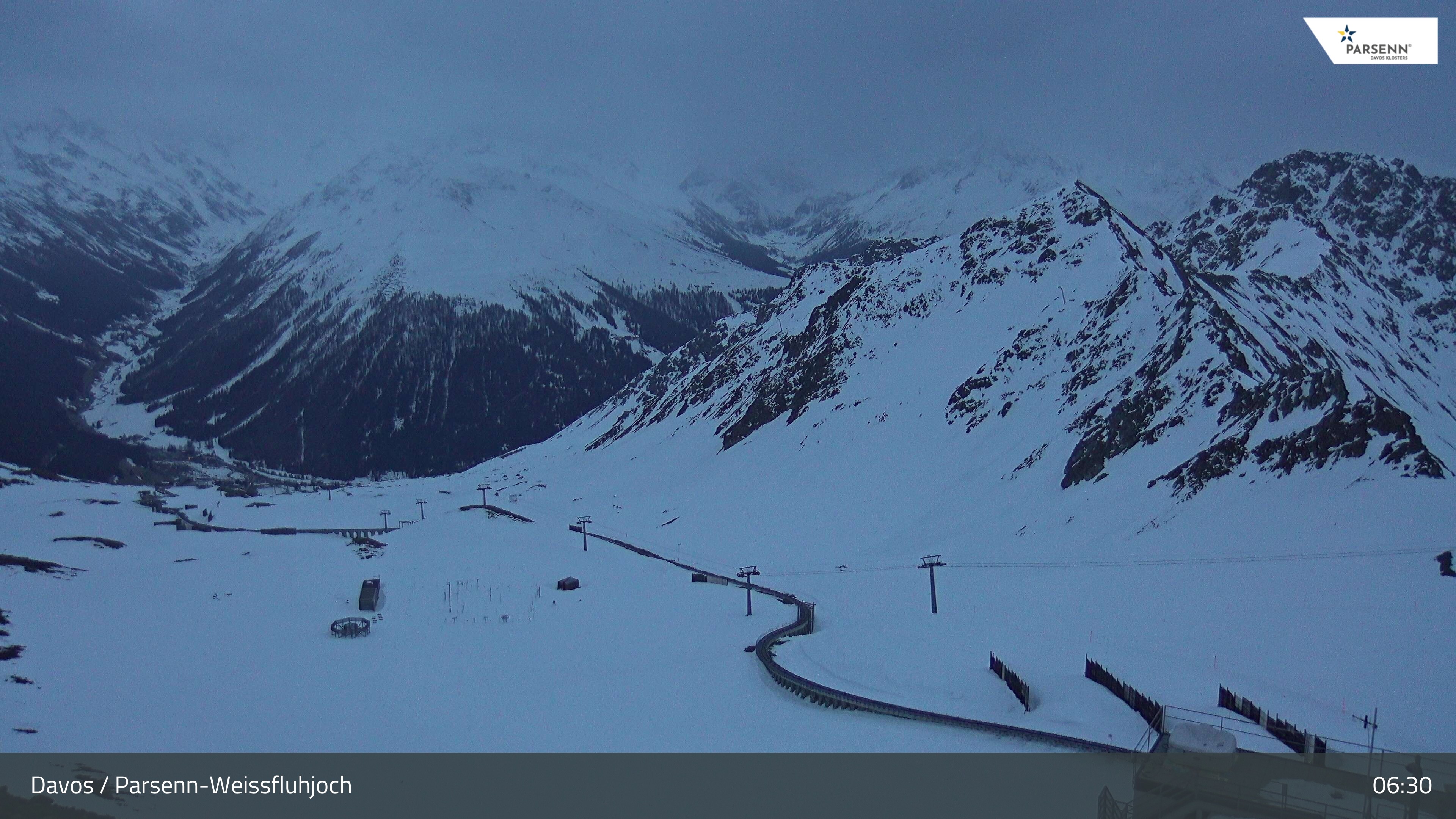 Archiv Foto Webcam Davos Klosters: Parsenn Weissfluhjoch