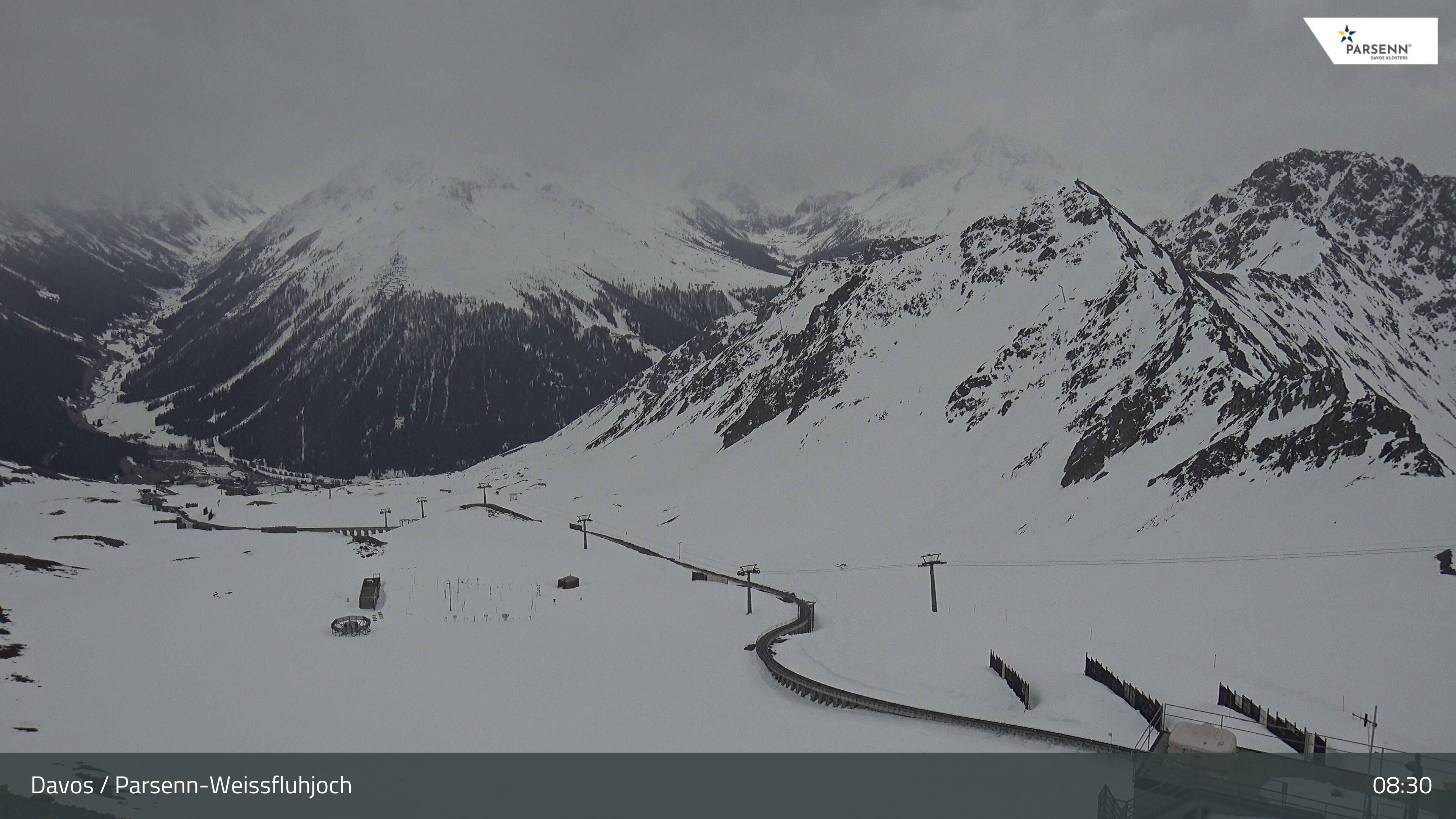 Archiv Foto Webcam Davos Klosters: Parsenn Weissfluhjoch