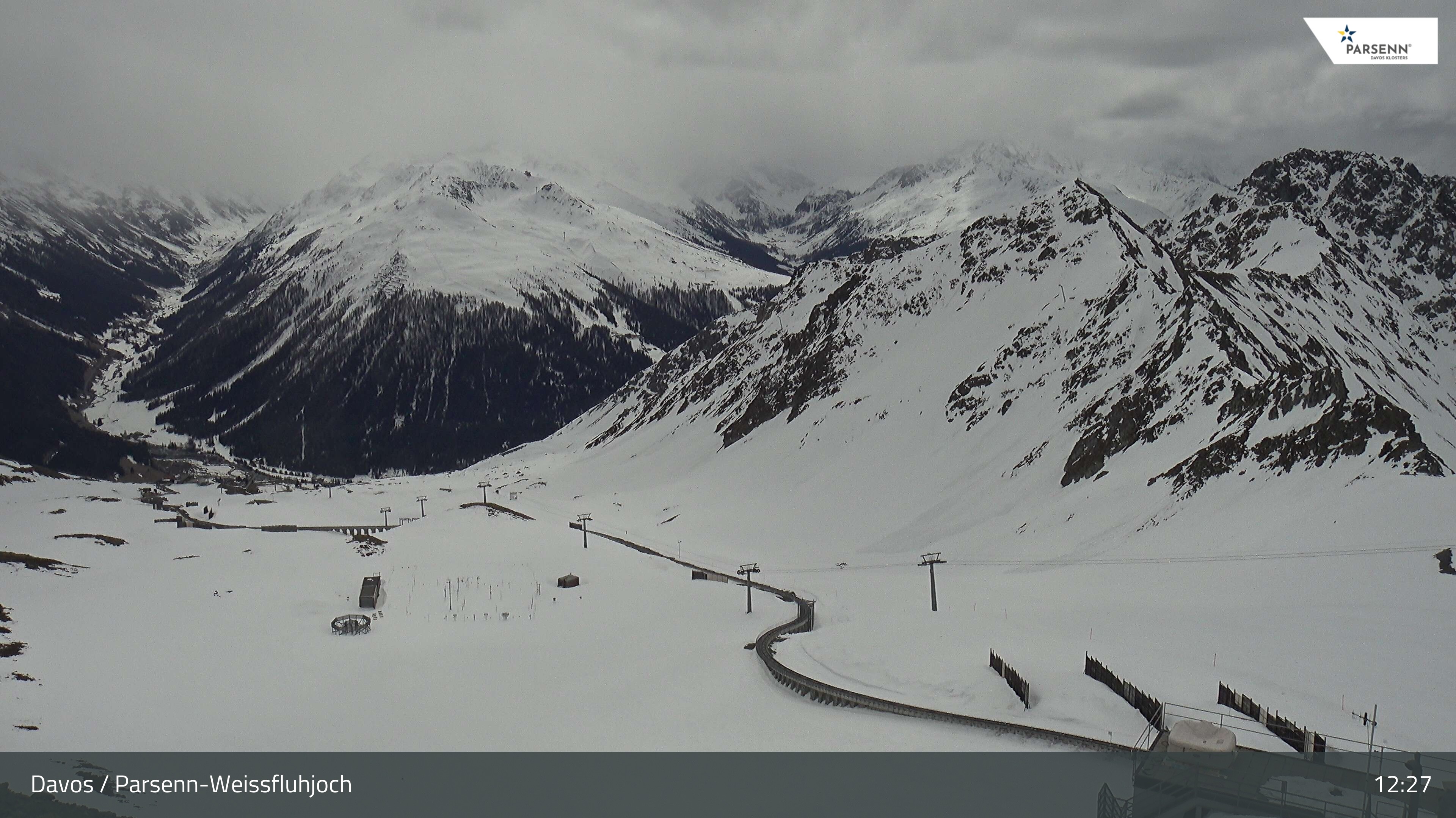 Archiv Foto Webcam Davos Klosters: Parsenn Weissfluhjoch