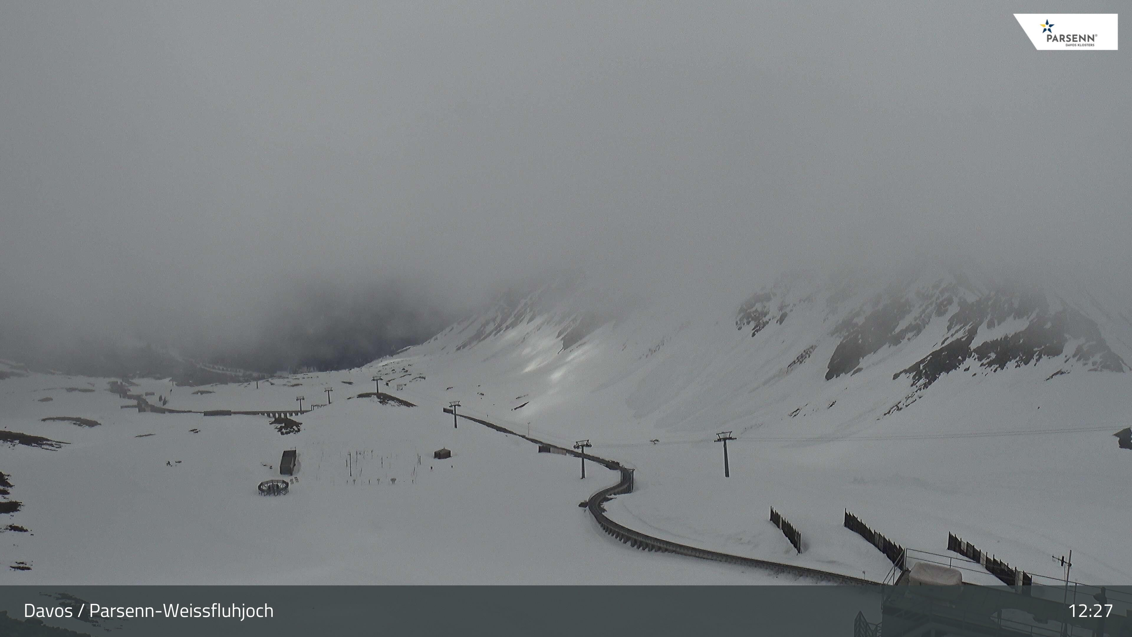 Archived image Webcam Parsenn: Blickrichtung Dorftäli