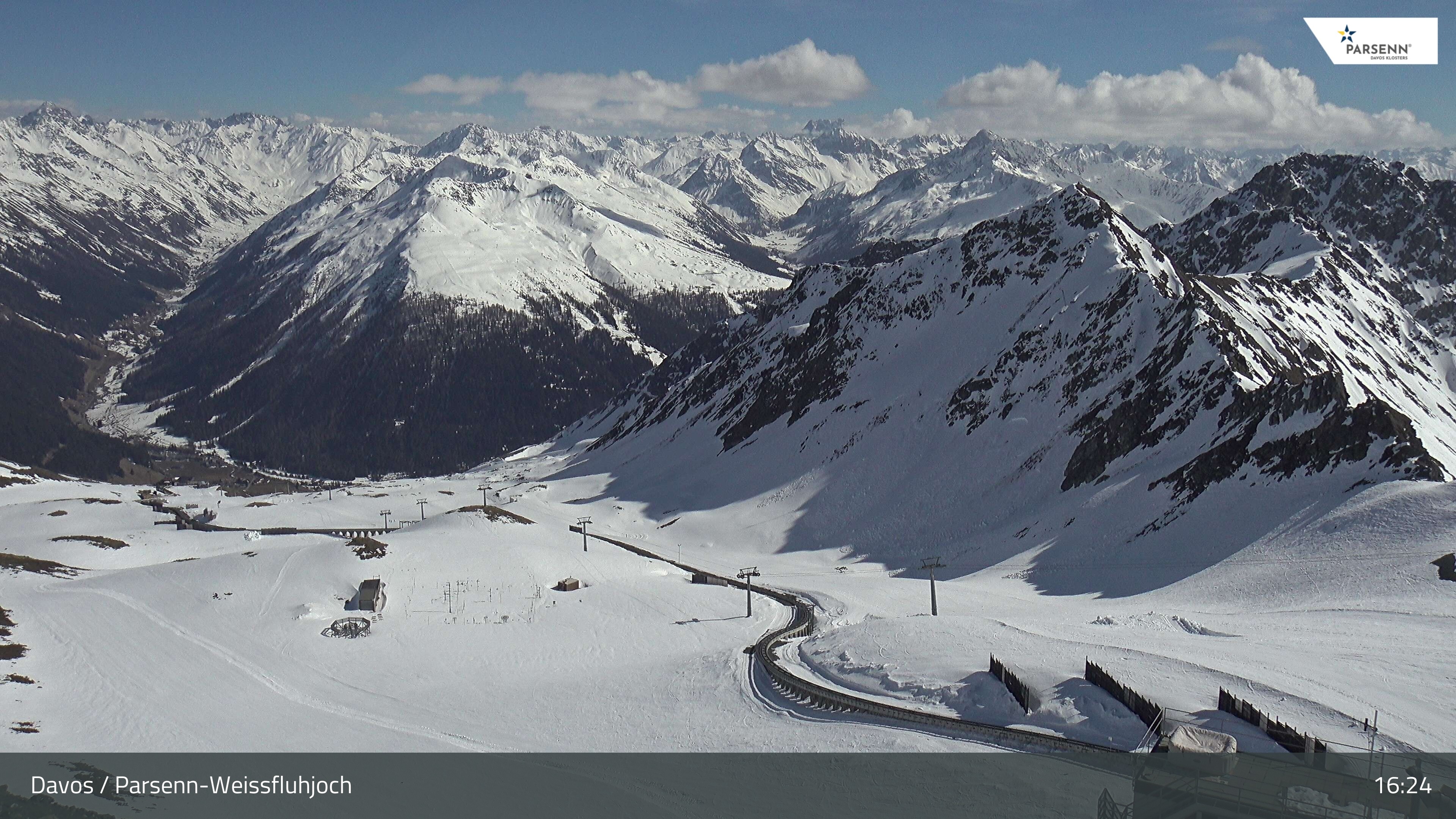 Archived image Webcam Parsenn: Blickrichtung Dorftäli