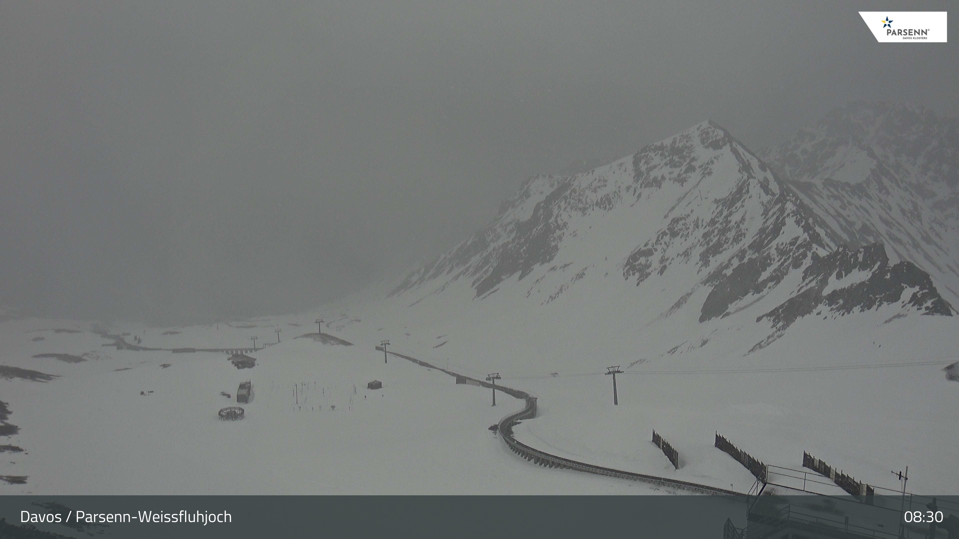 Archived image Webcam Parsenn: Blickrichtung Dorftäli