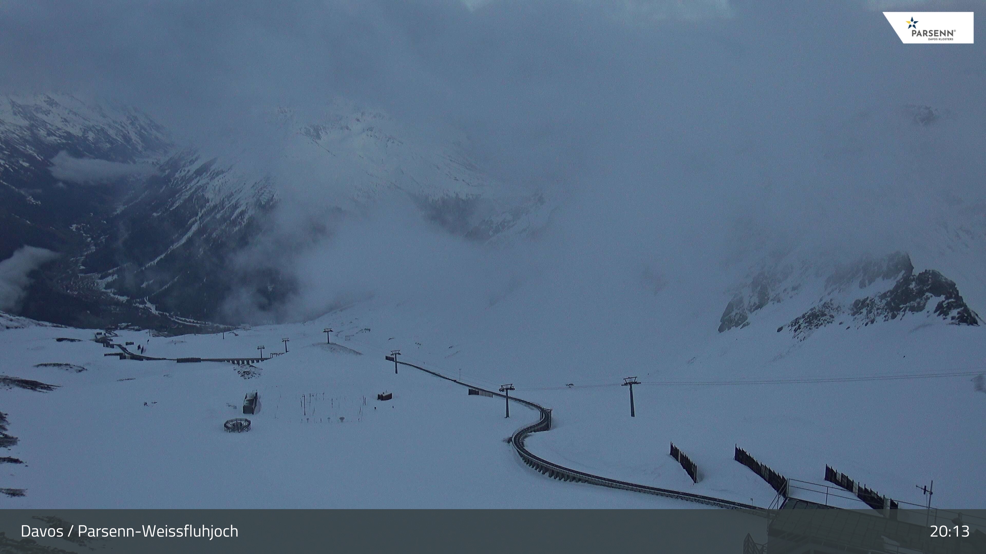 Archived image Webcam Parsenn: Blickrichtung Dorftäli