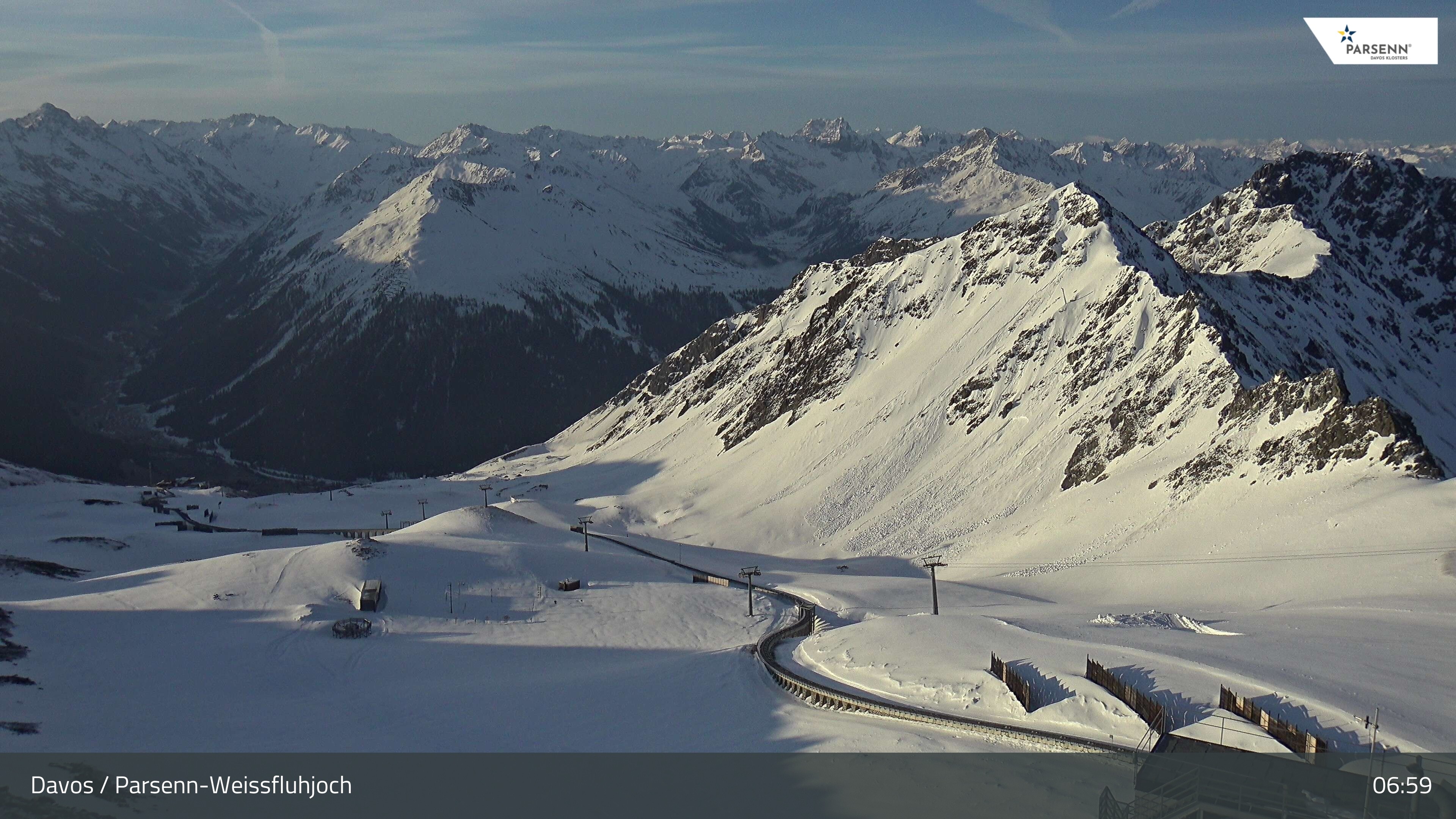Archiv Foto Webcam Davos Klosters: Parsenn Weissfluhjoch