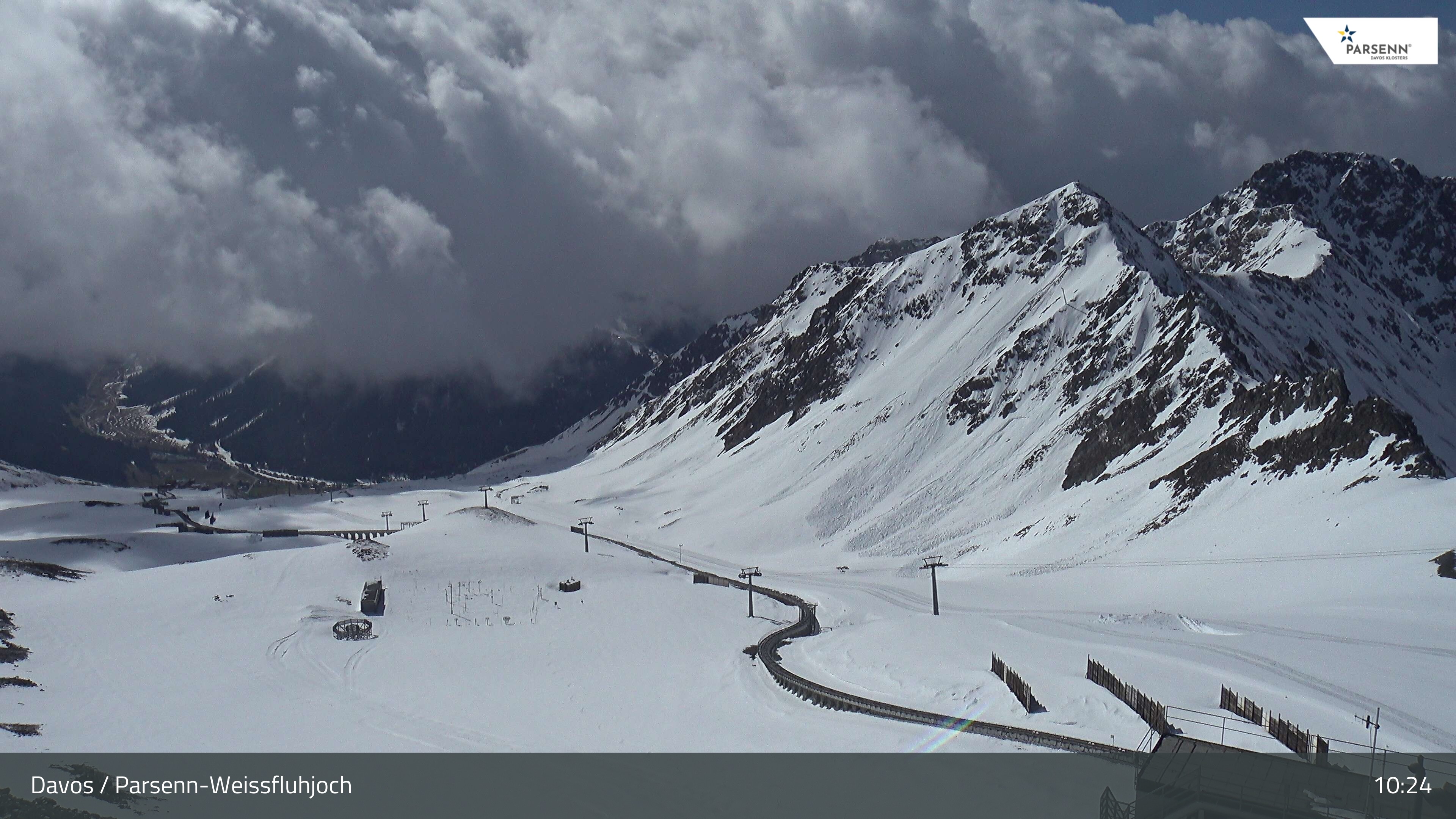 Archiv Foto Webcam Davos Klosters: Parsenn Weissfluhjoch
