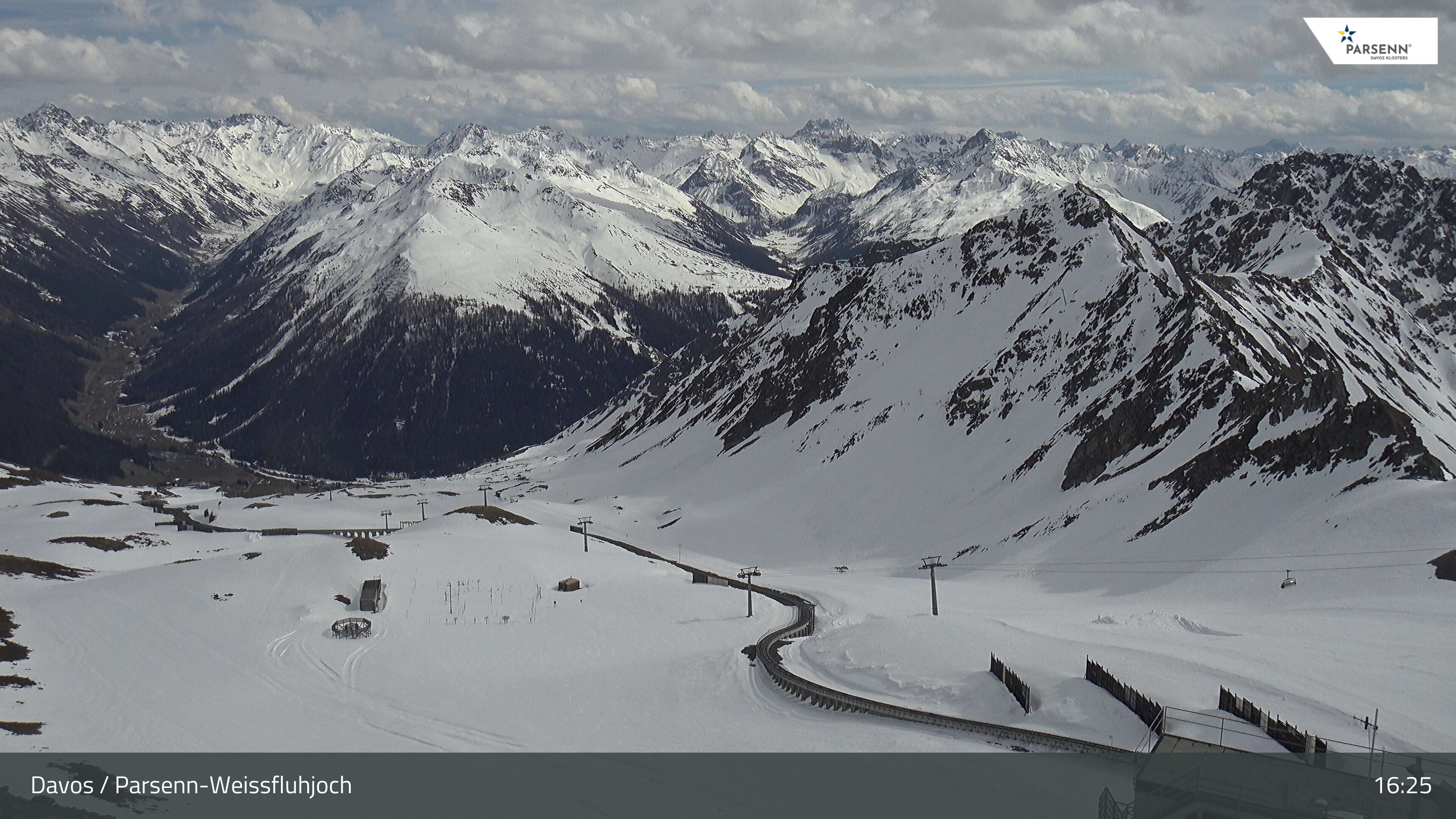 Archived image Webcam Parsenn: Blickrichtung Dorftäli