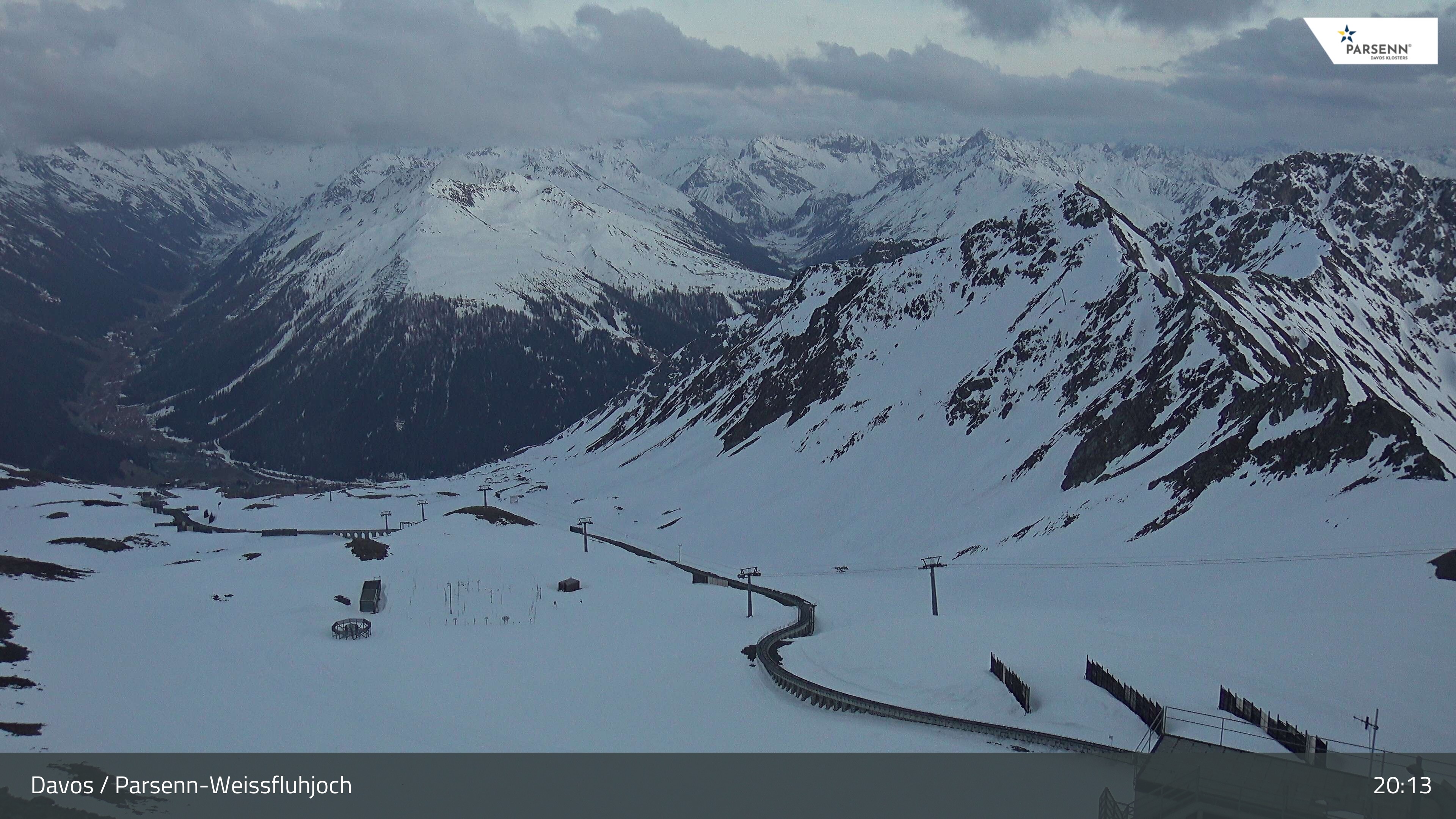 Archiv Foto Webcam Davos Klosters: Parsenn Weissfluhjoch