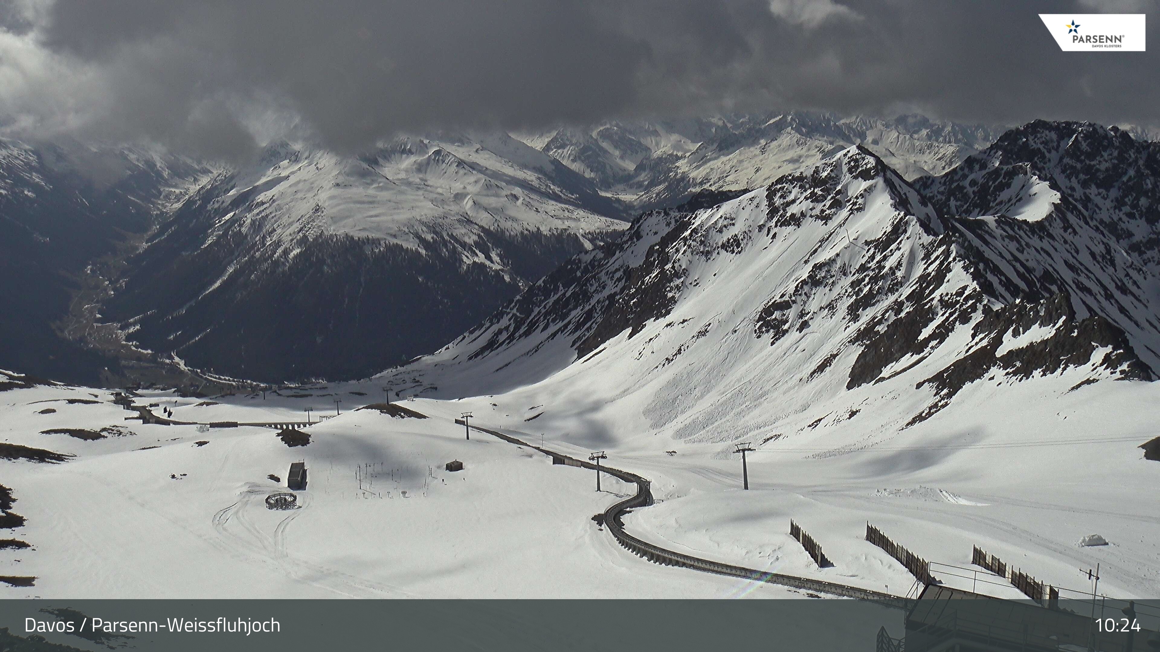 Archiv Foto Webcam Davos Klosters: Parsenn Weissfluhjoch