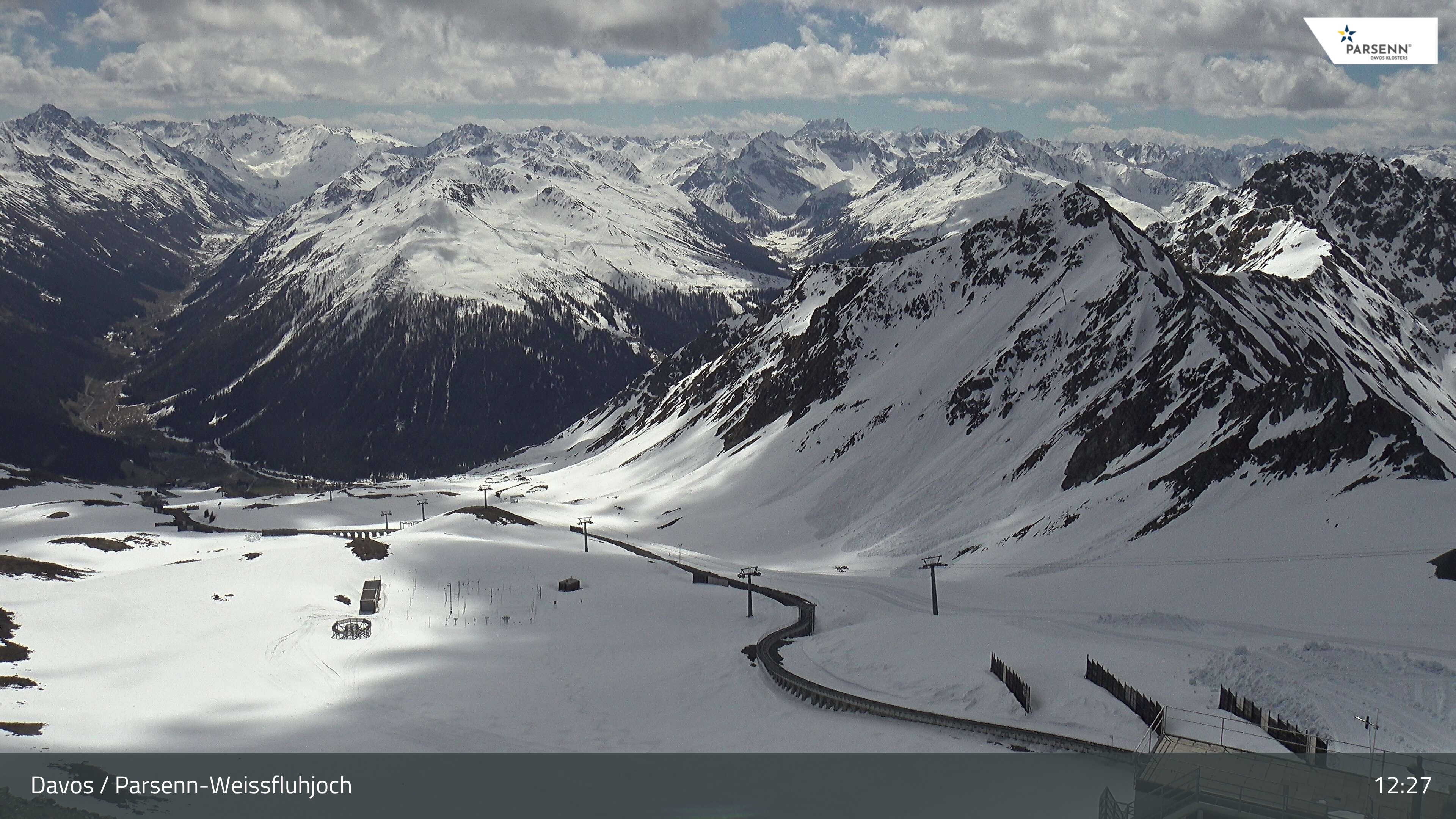 Archiv Foto Webcam Davos Klosters: Parsenn Weissfluhjoch