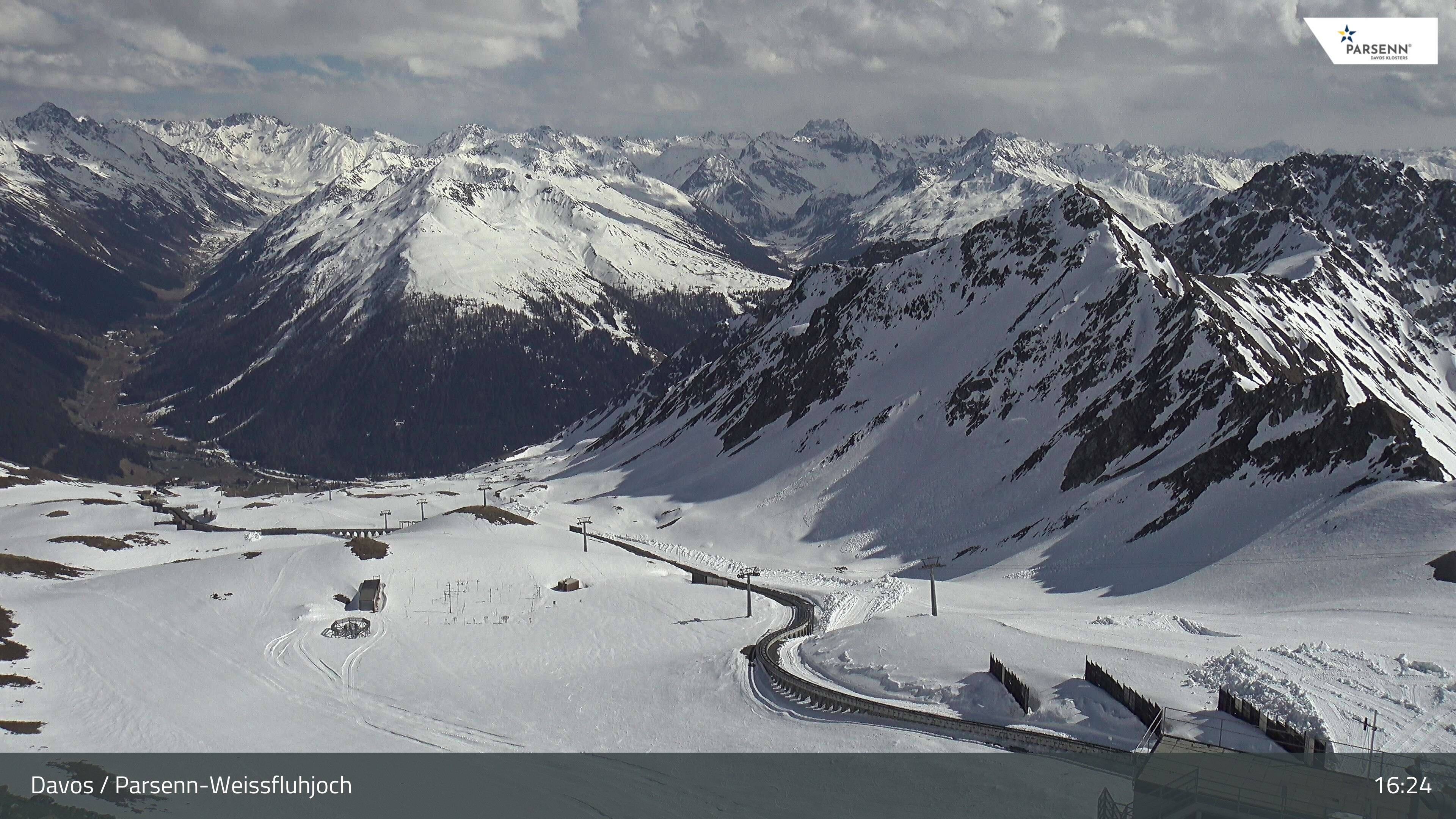 Archiv Foto Webcam Davos Klosters: Parsenn Weissfluhjoch