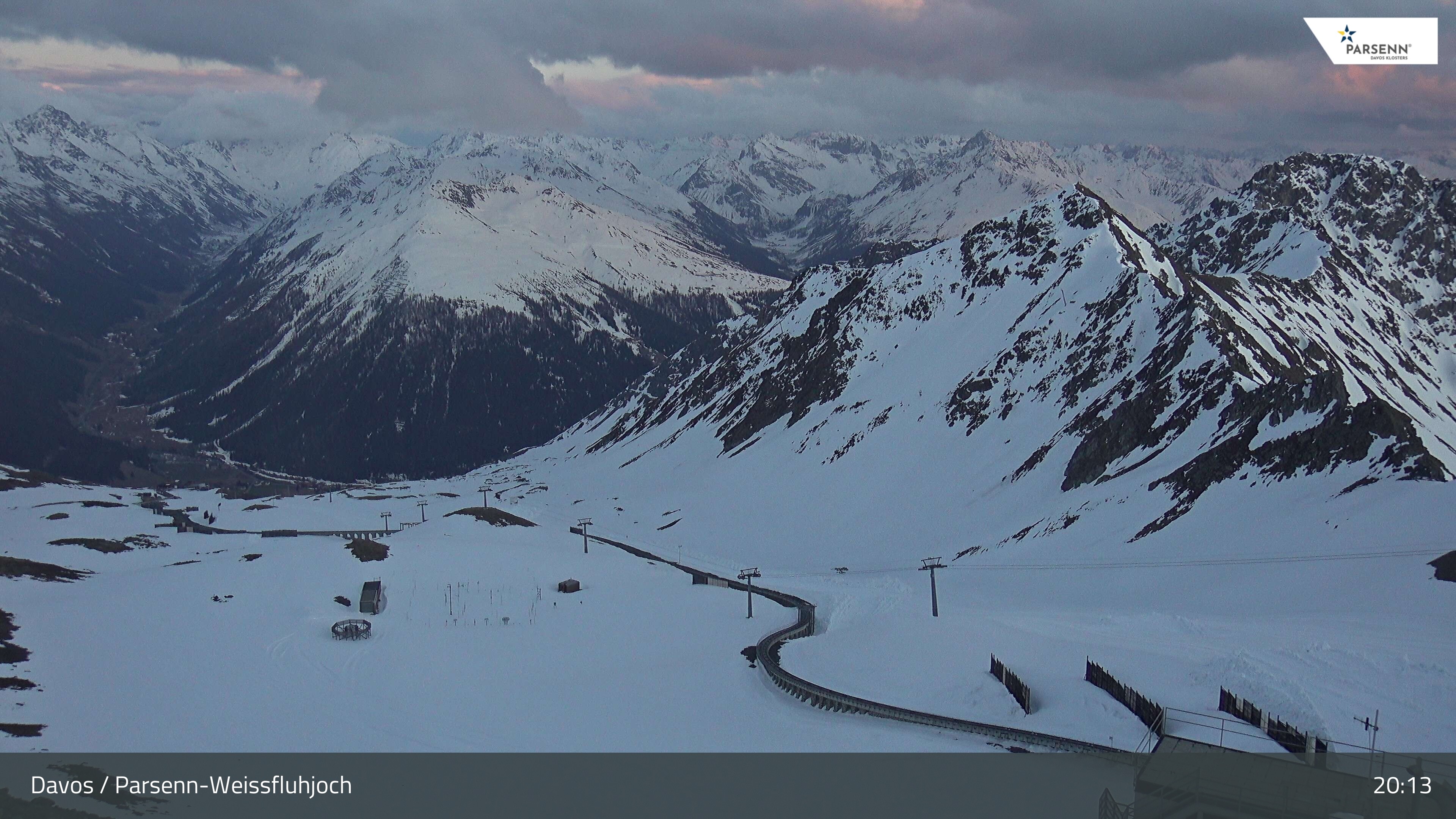 Archiv Foto Webcam Davos Klosters: Parsenn Weissfluhjoch