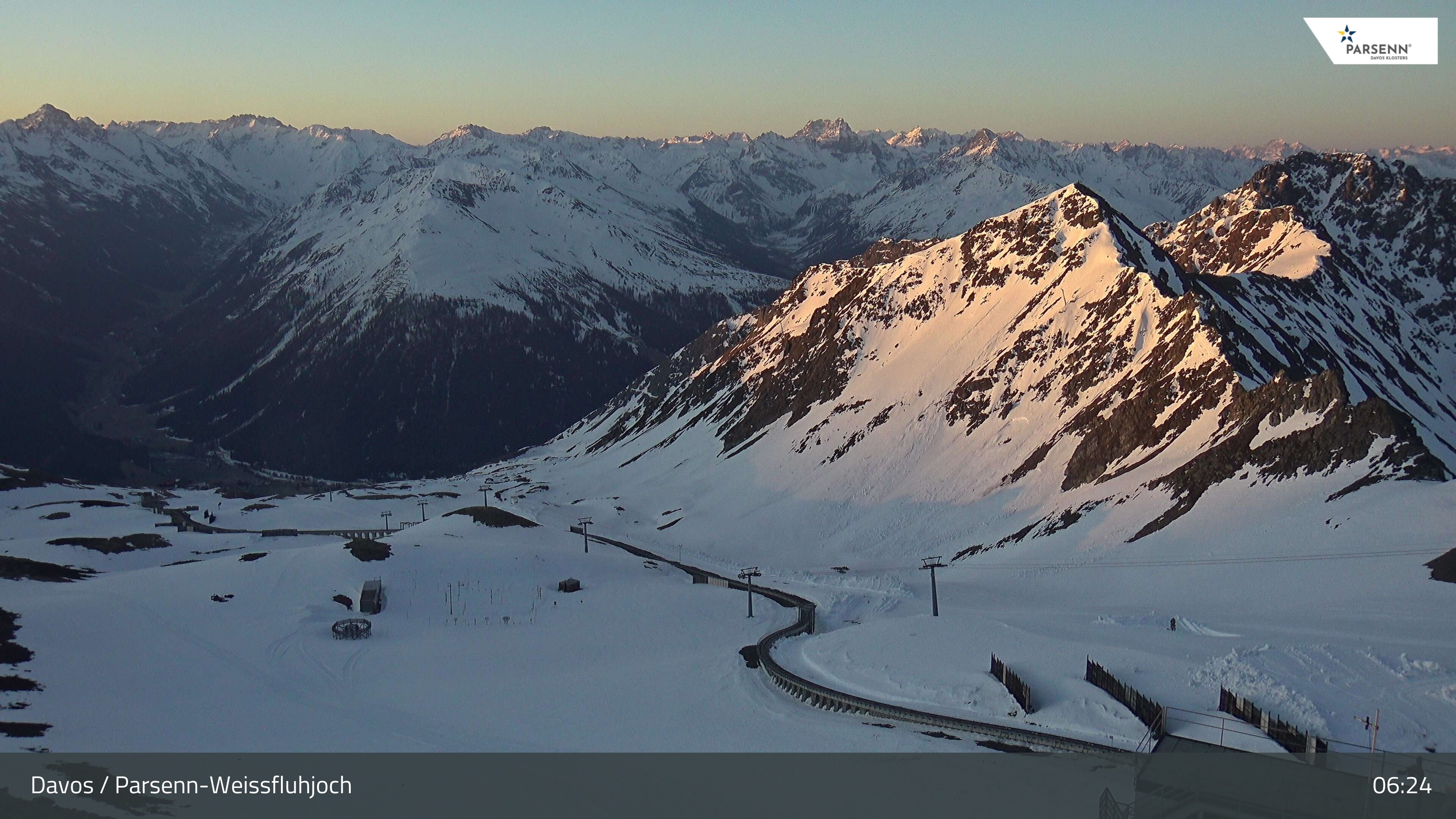 Archived image Webcam Parsenn: Blickrichtung Dorftäli