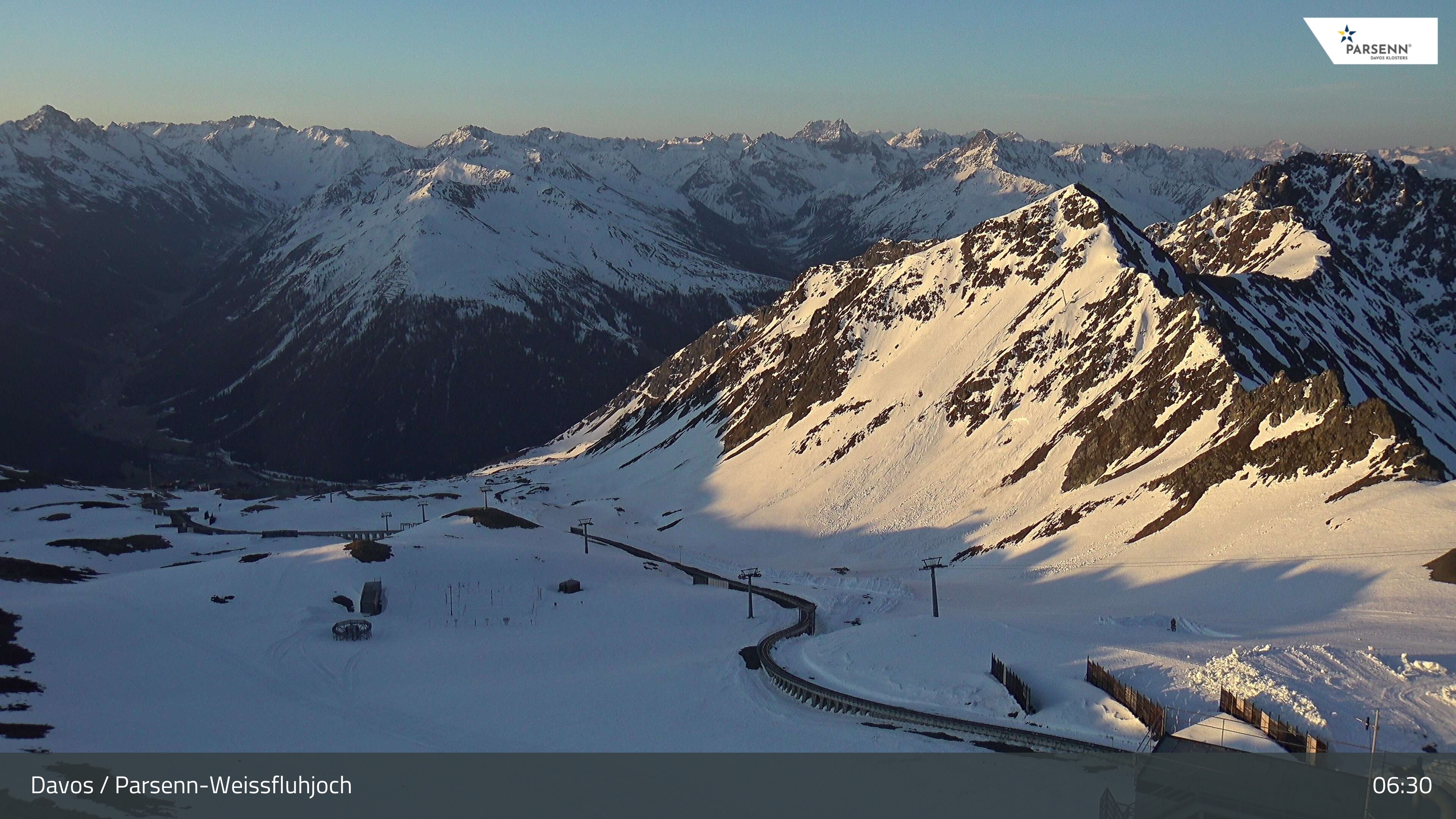 Archiv Foto Webcam Davos Klosters: Parsenn Weissfluhjoch