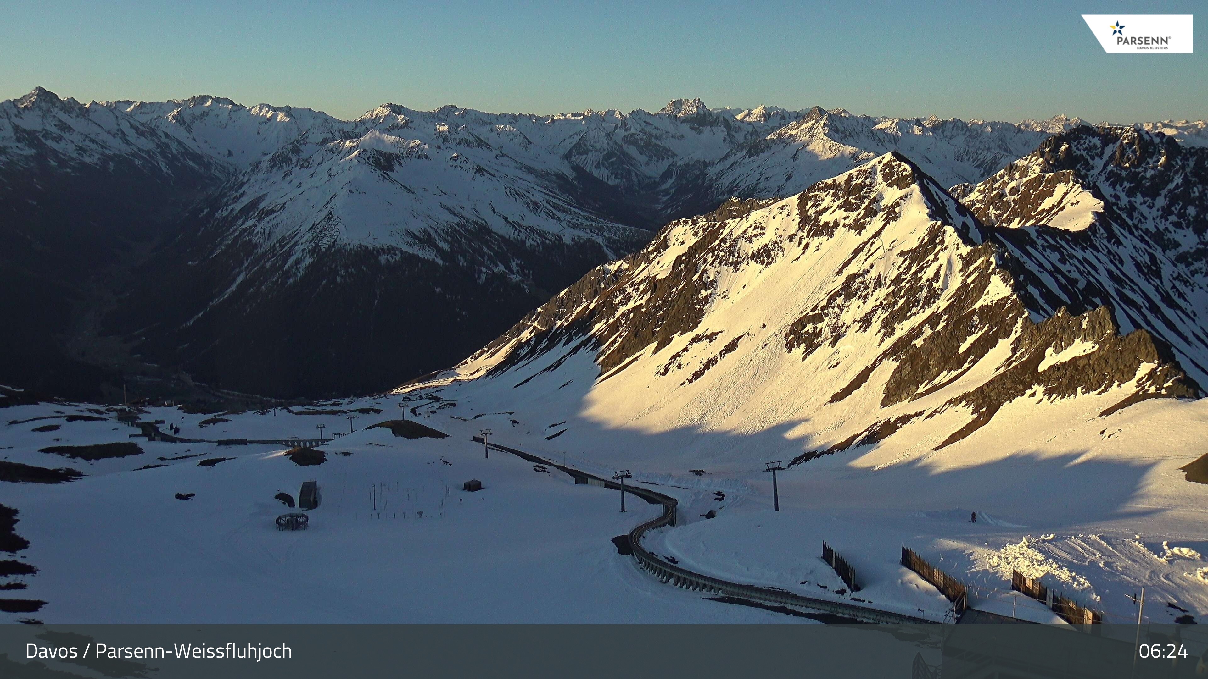Archiv Foto Webcam Davos Klosters: Parsenn Weissfluhjoch