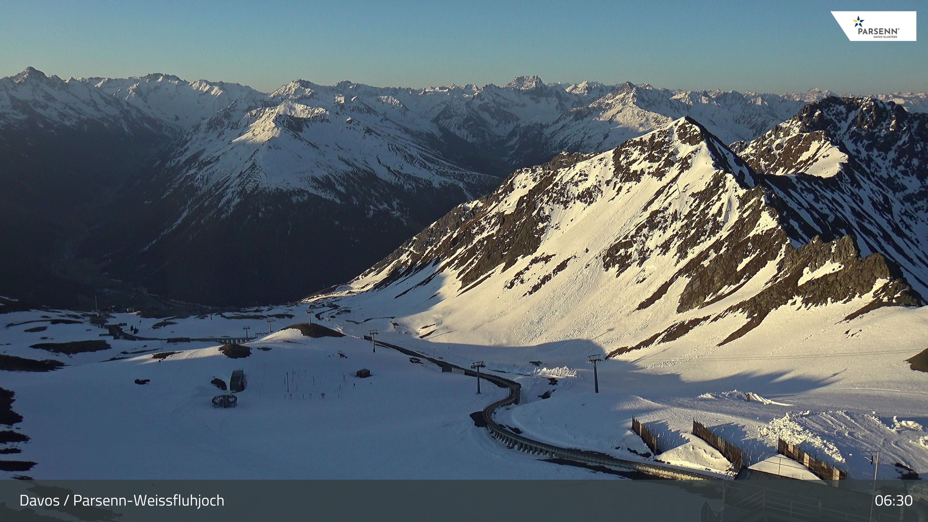 Archiv Foto Webcam Davos Klosters: Parsenn Weissfluhjoch