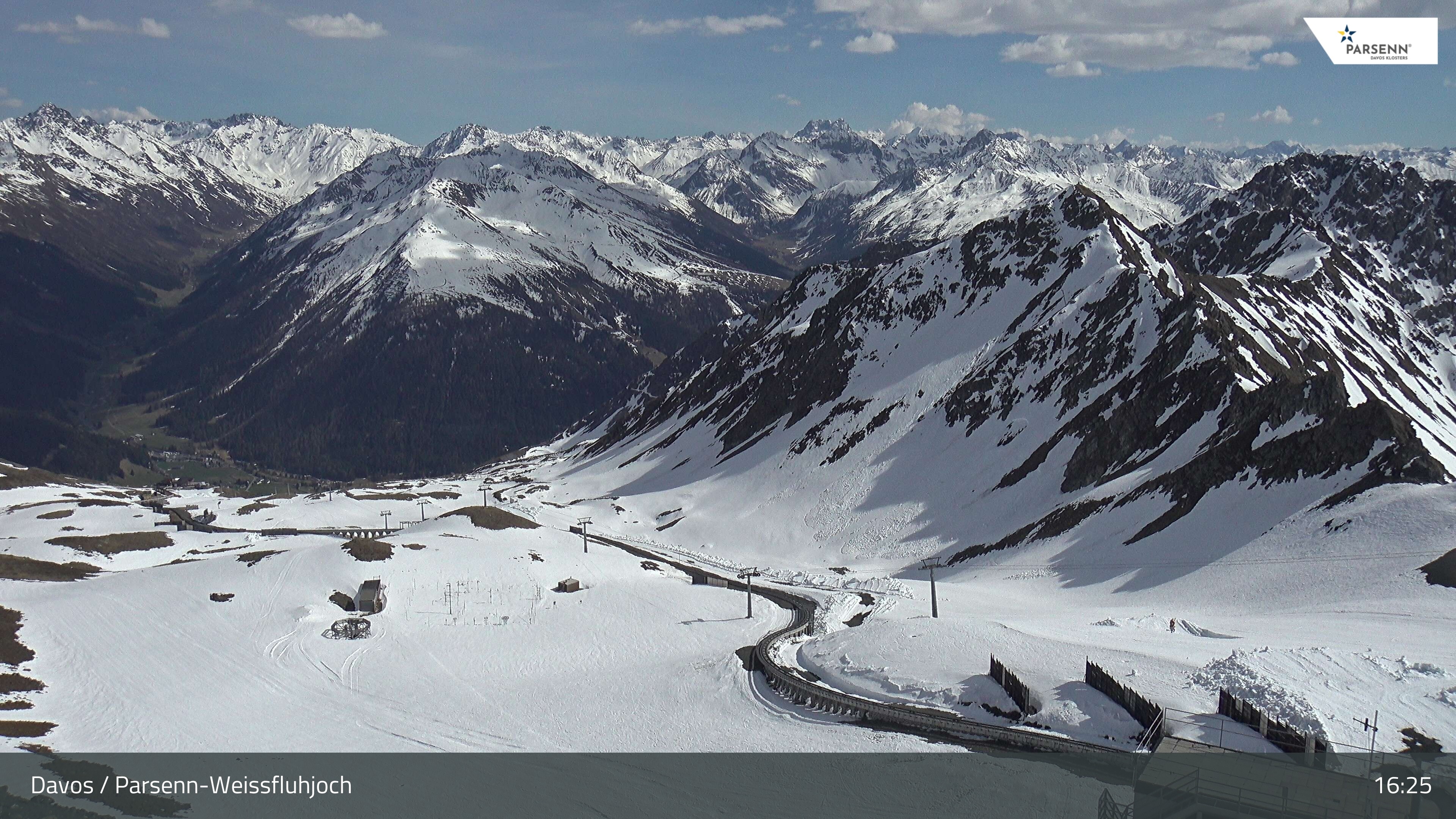 Archiv Foto Webcam Davos Klosters: Parsenn Weissfluhjoch