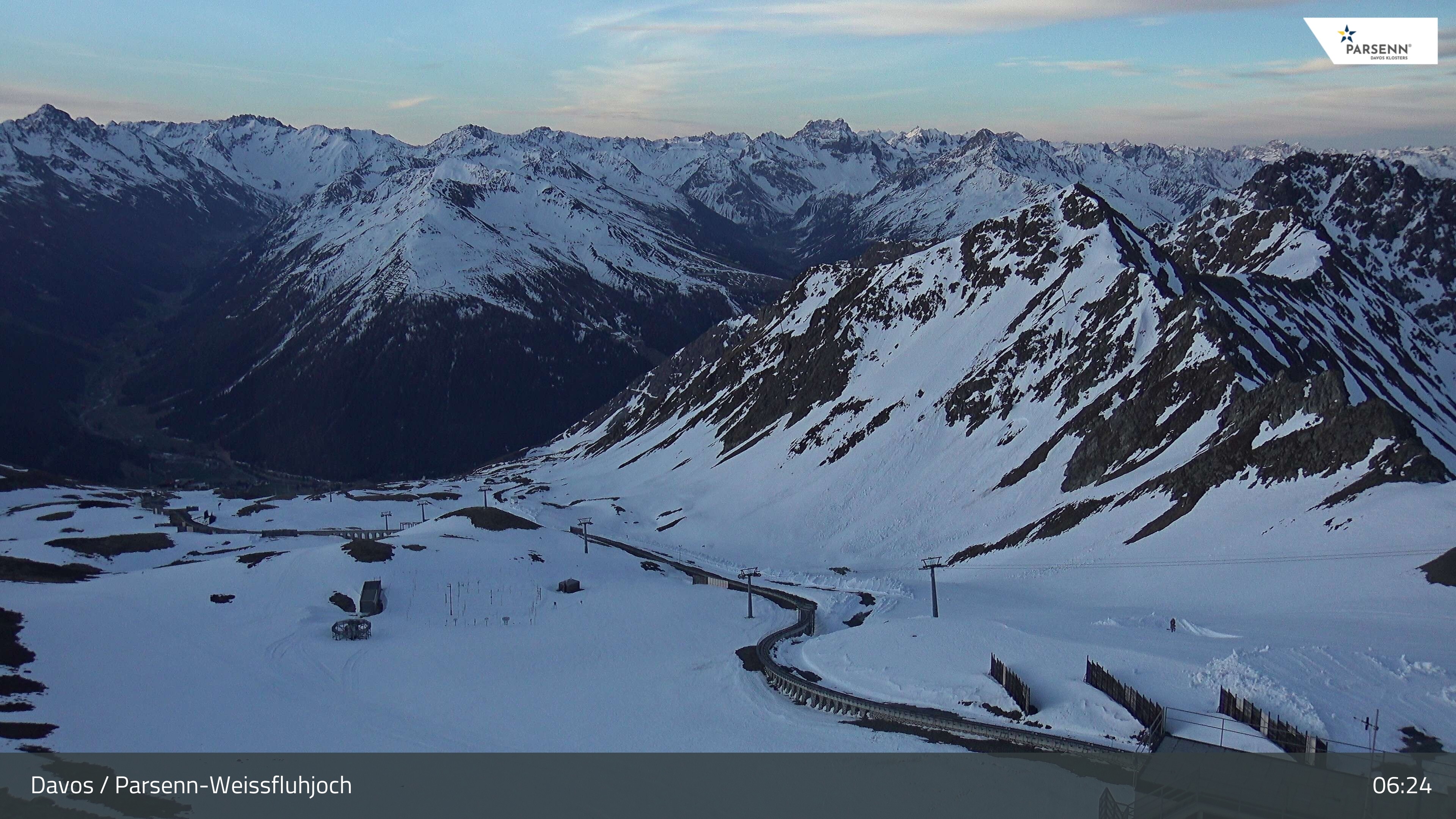 Archiv Foto Webcam Davos Klosters: Parsenn Weissfluhjoch