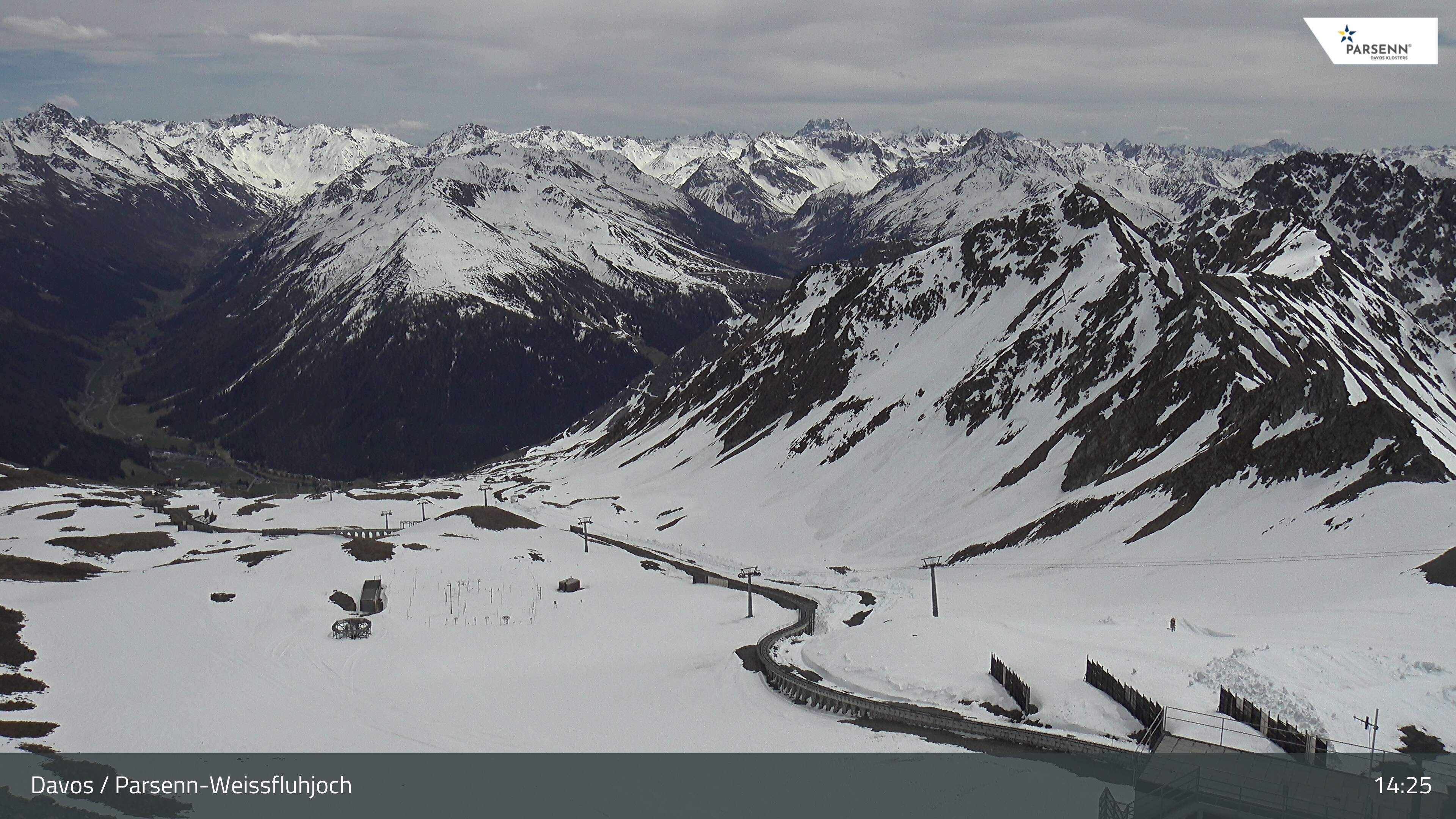 Archiv Foto Webcam Davos Klosters: Parsenn Weissfluhjoch