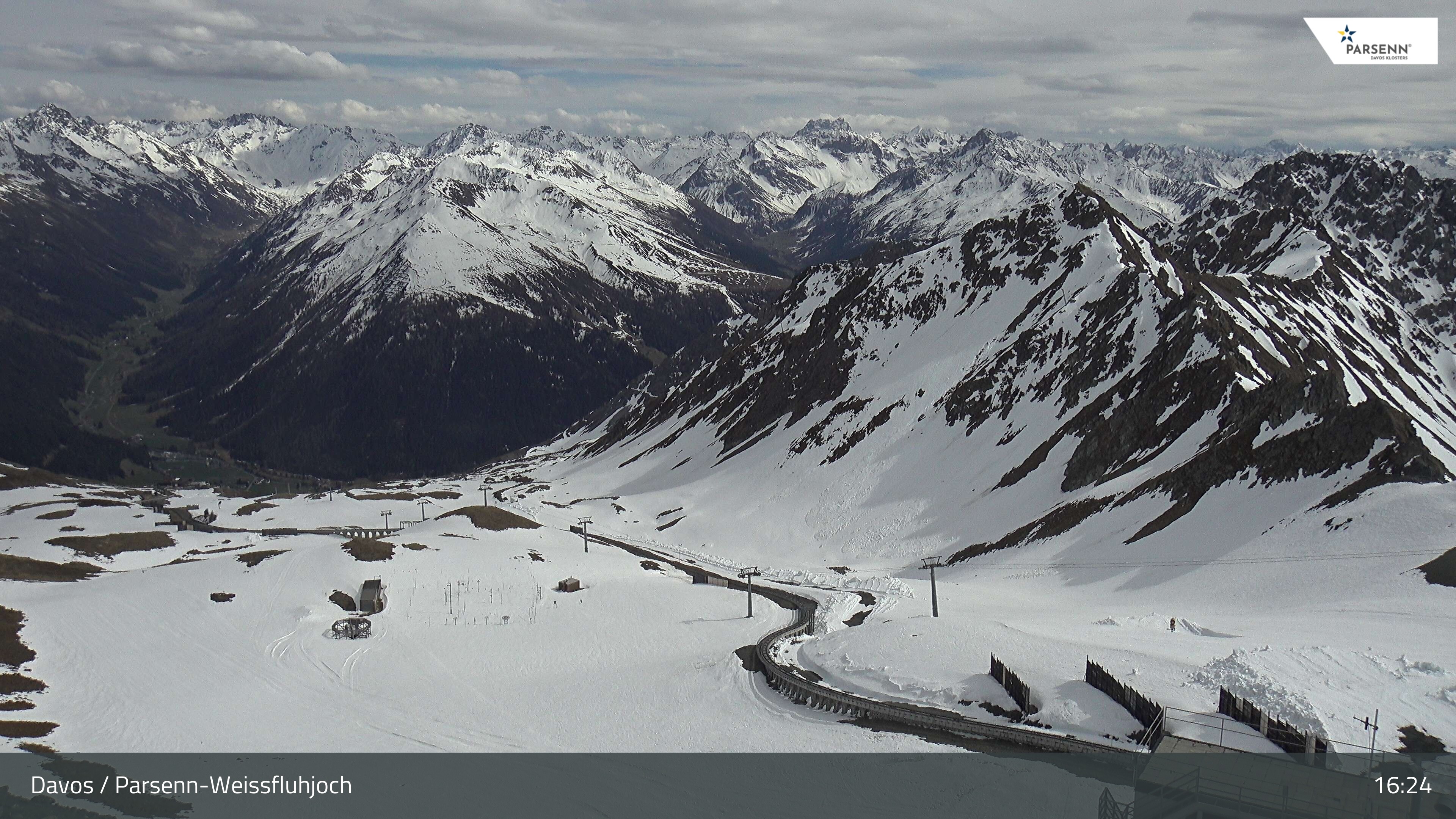 Archiv Foto Webcam Davos Klosters: Parsenn Weissfluhjoch